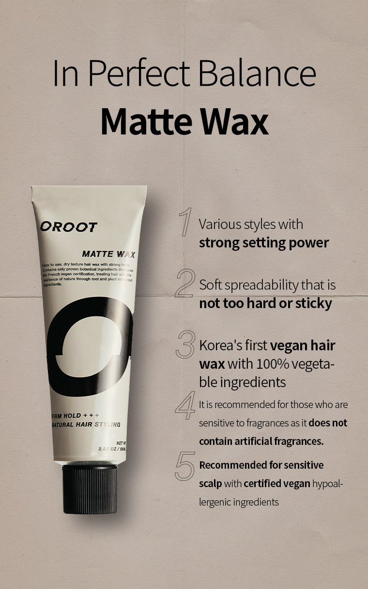 What is OROOT Vegan Matte Hair Wax