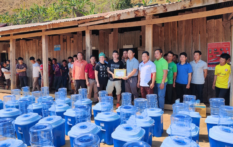 hijos de minas filtros de agua recaudación de fondos