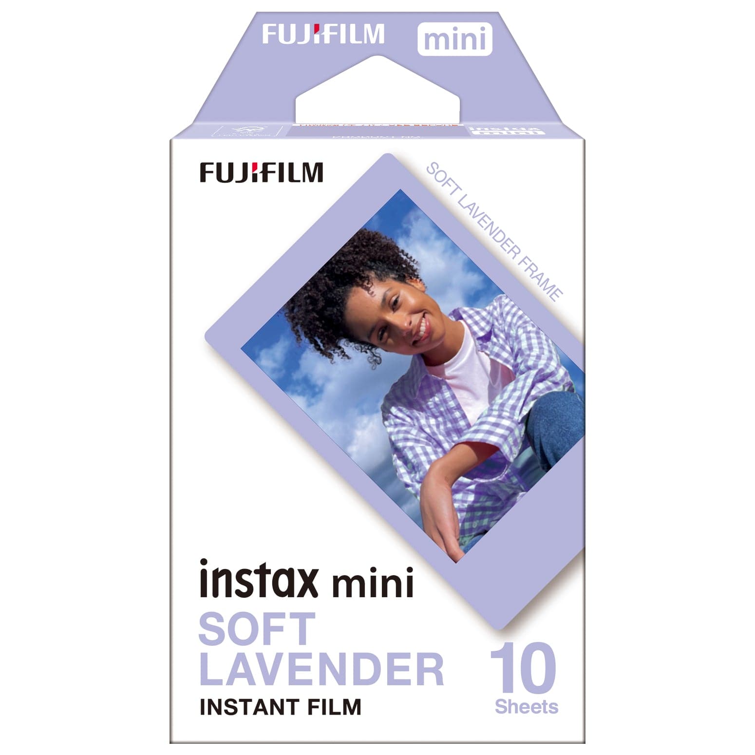 Fujifilm Instax Mini Soft Lavender Photo Film (Pack of 10)