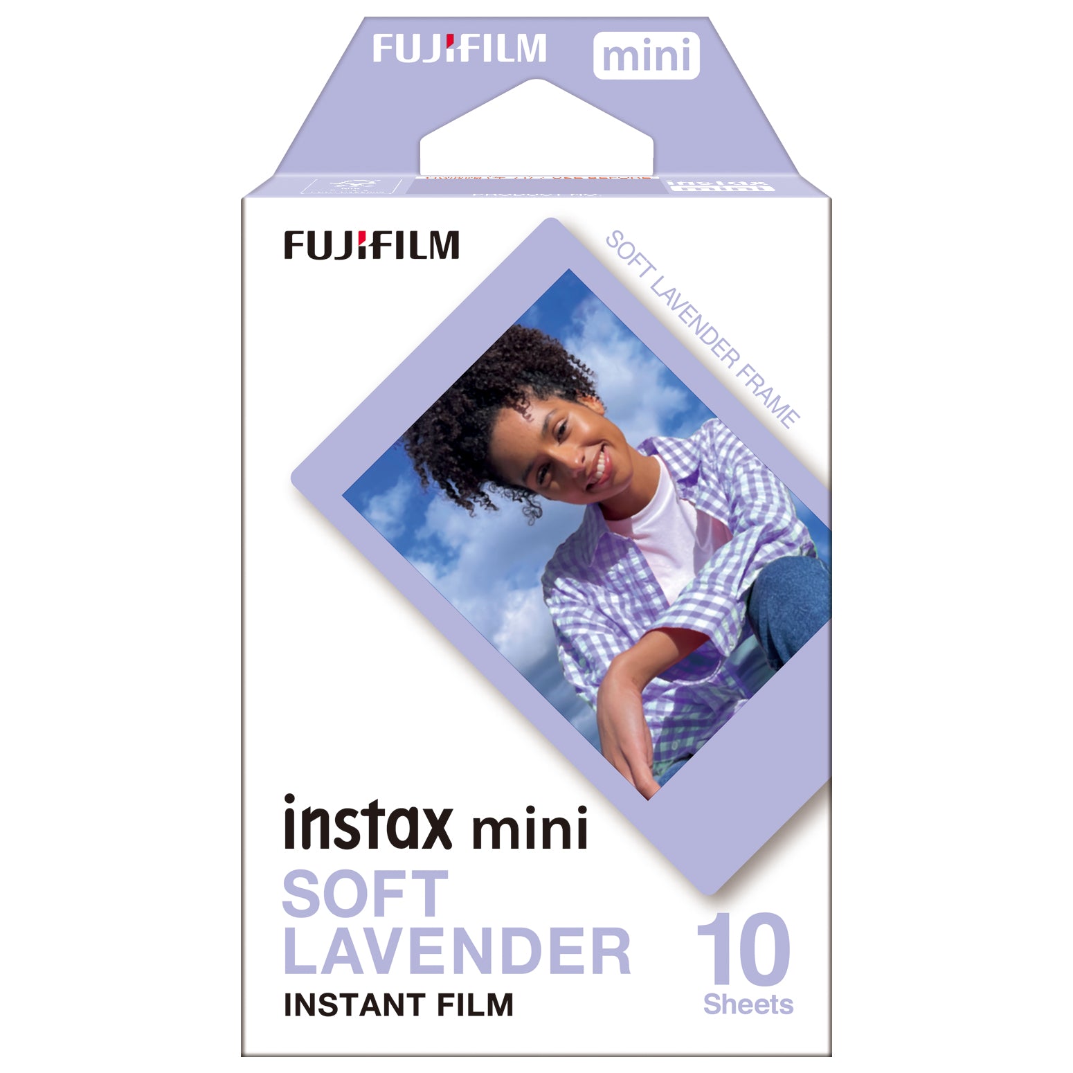 Fujifilm Instax Mini Soft Lavender Photo Film (Pack of 10)