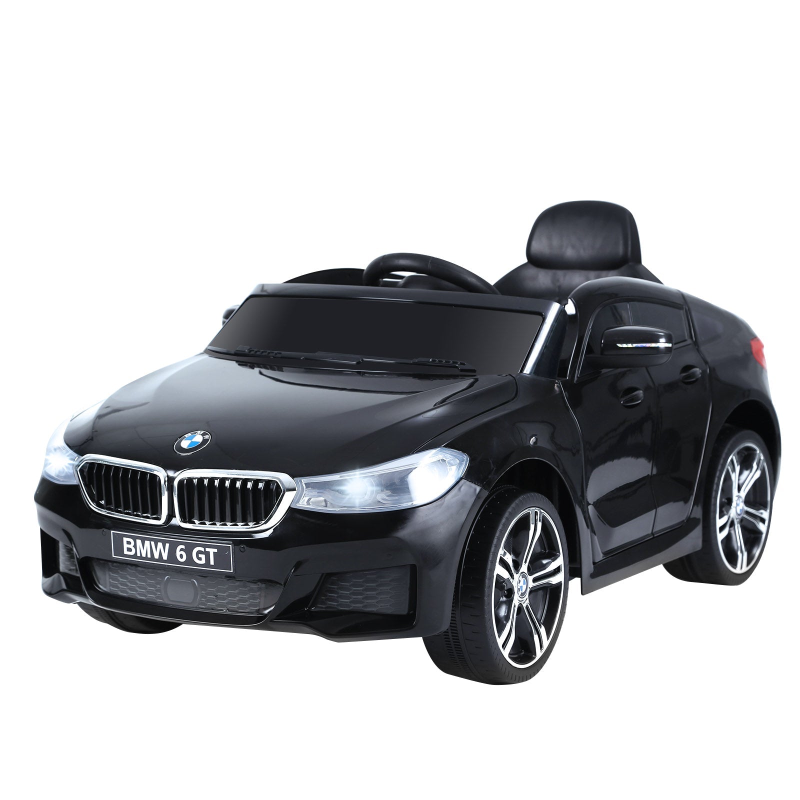 HOMCOM Licensed BMW 6GT 6V Kids Electric Ride On Car with Remote Control - Black