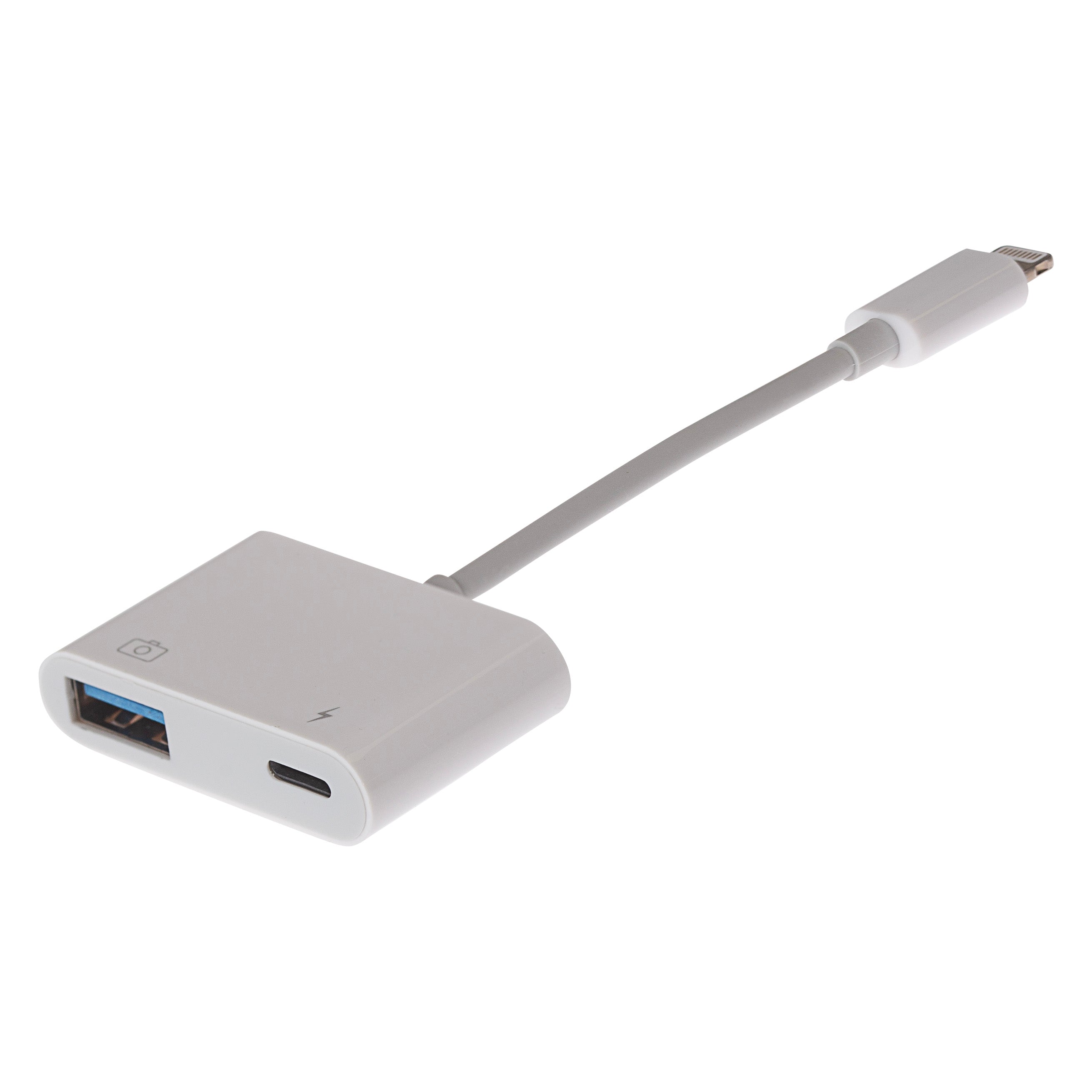 Maplin Lightning to USB-A / Lightning Charging Port Adapter