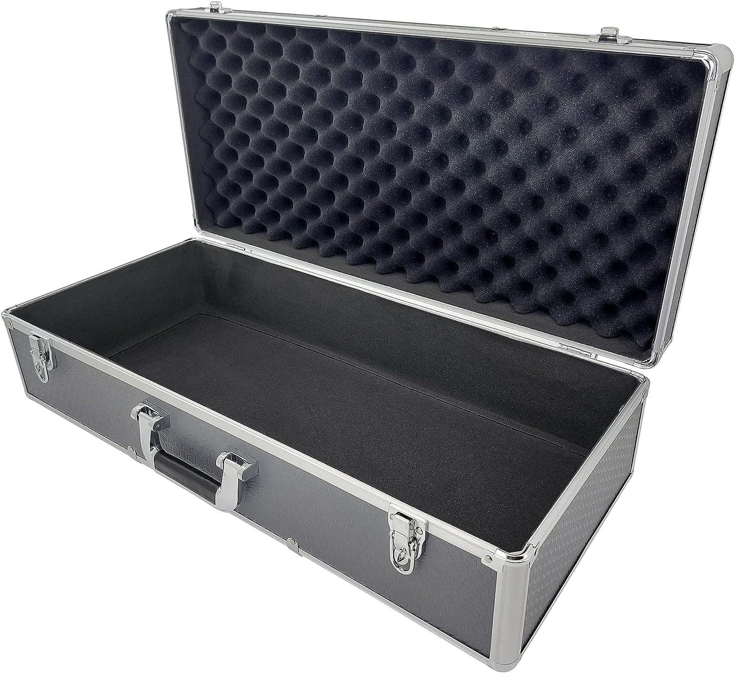 Maplin Aluminium 190 x 680 x 300mm Flight Case - Grey