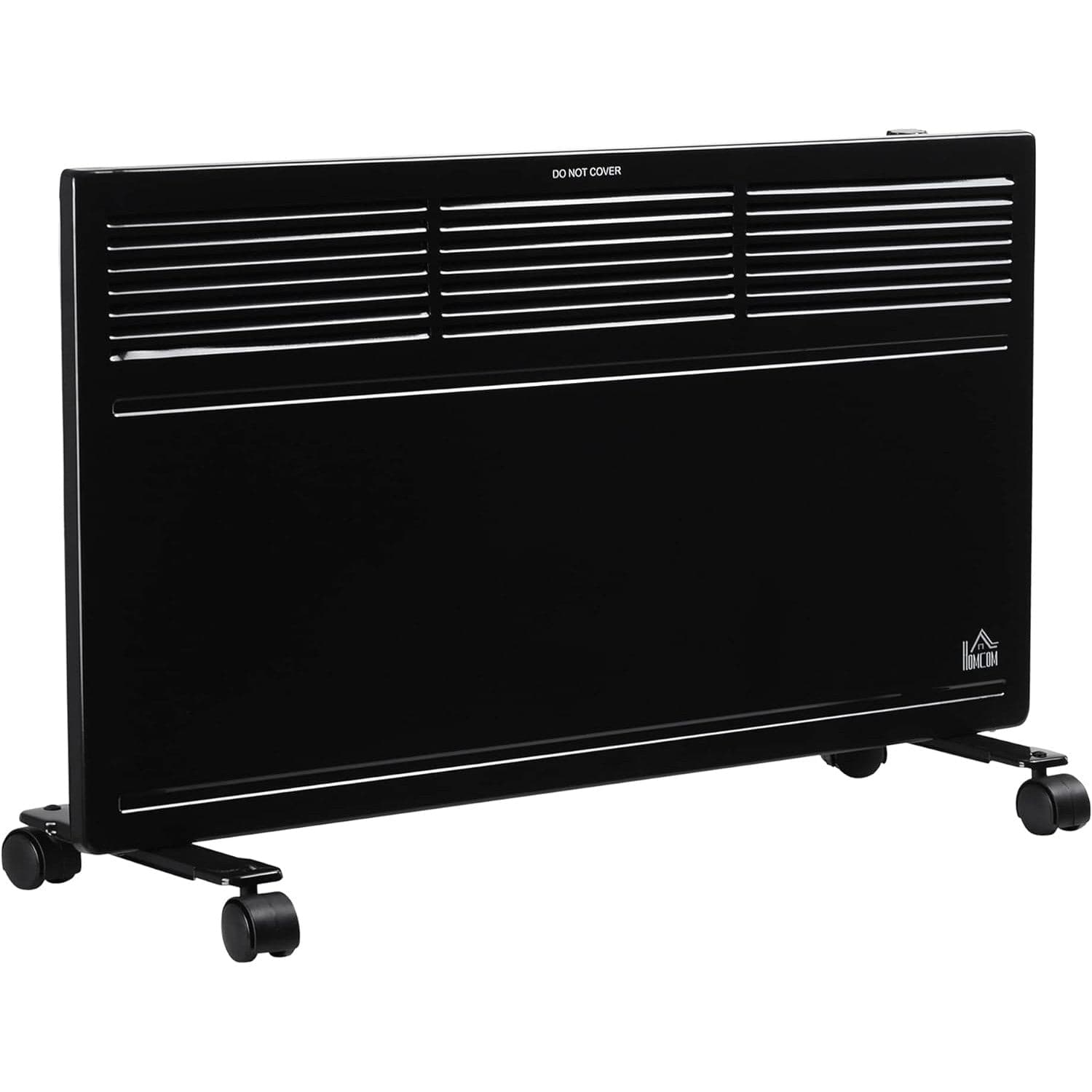 Maplin Plus Freestanding / Wall-Mounted Convector Portable Radiator Heater with Adjustable Thermostat (Black)