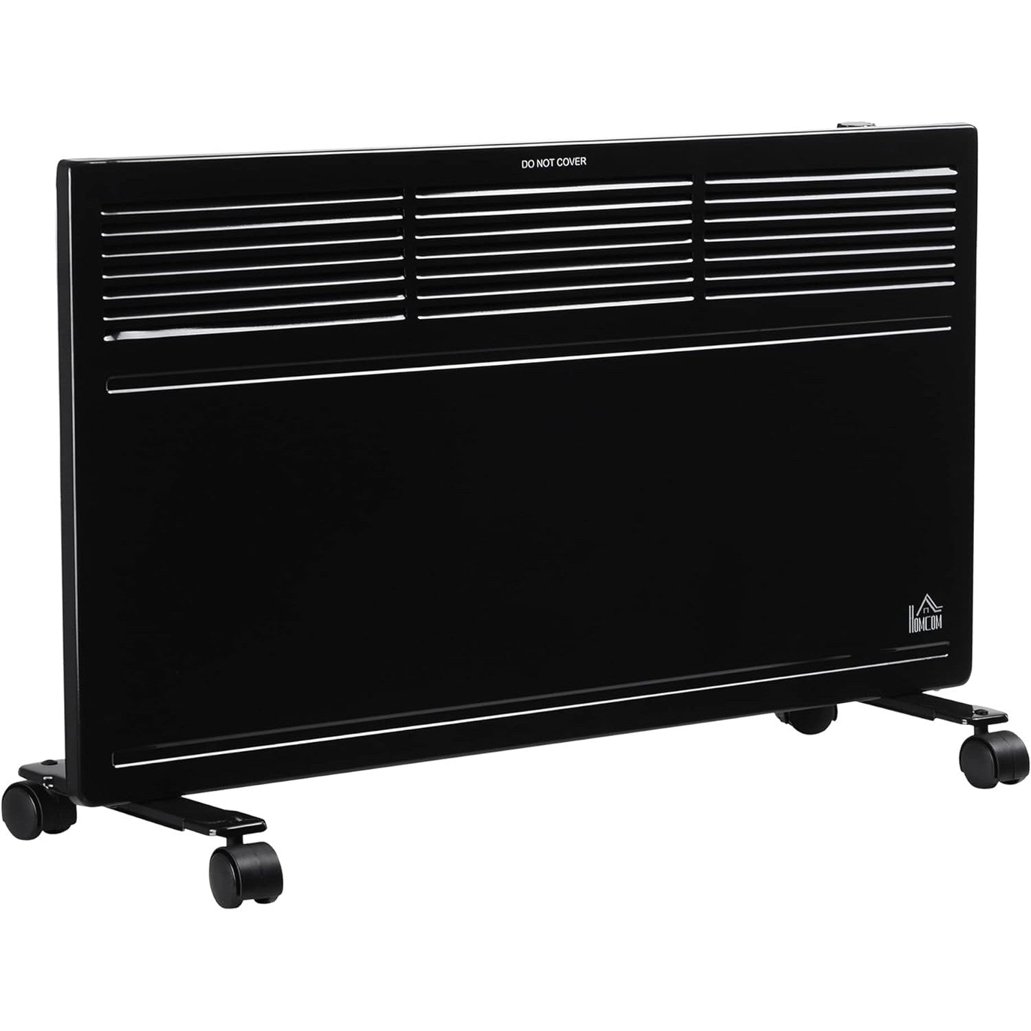 Maplin Freestanding / Wall-Mounted Convector Portable Radiator Heater with Adjustable Thermostat (Black)