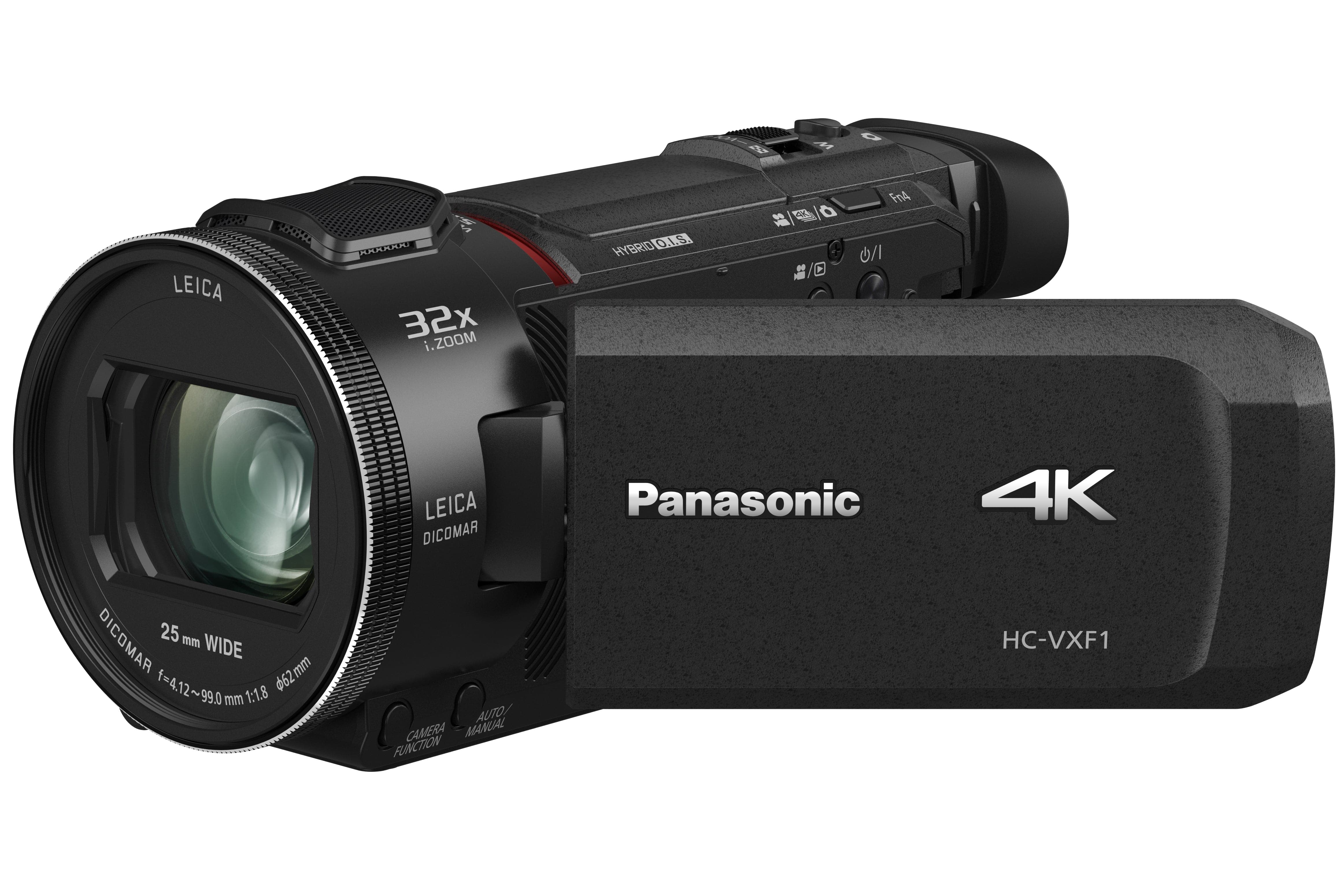 Panasonic HC-VXF1 4K Camcorder with 24x Optical Zoom, 3" LCD, WiFi & SD/SDHC/SDXC Compatibility - Black