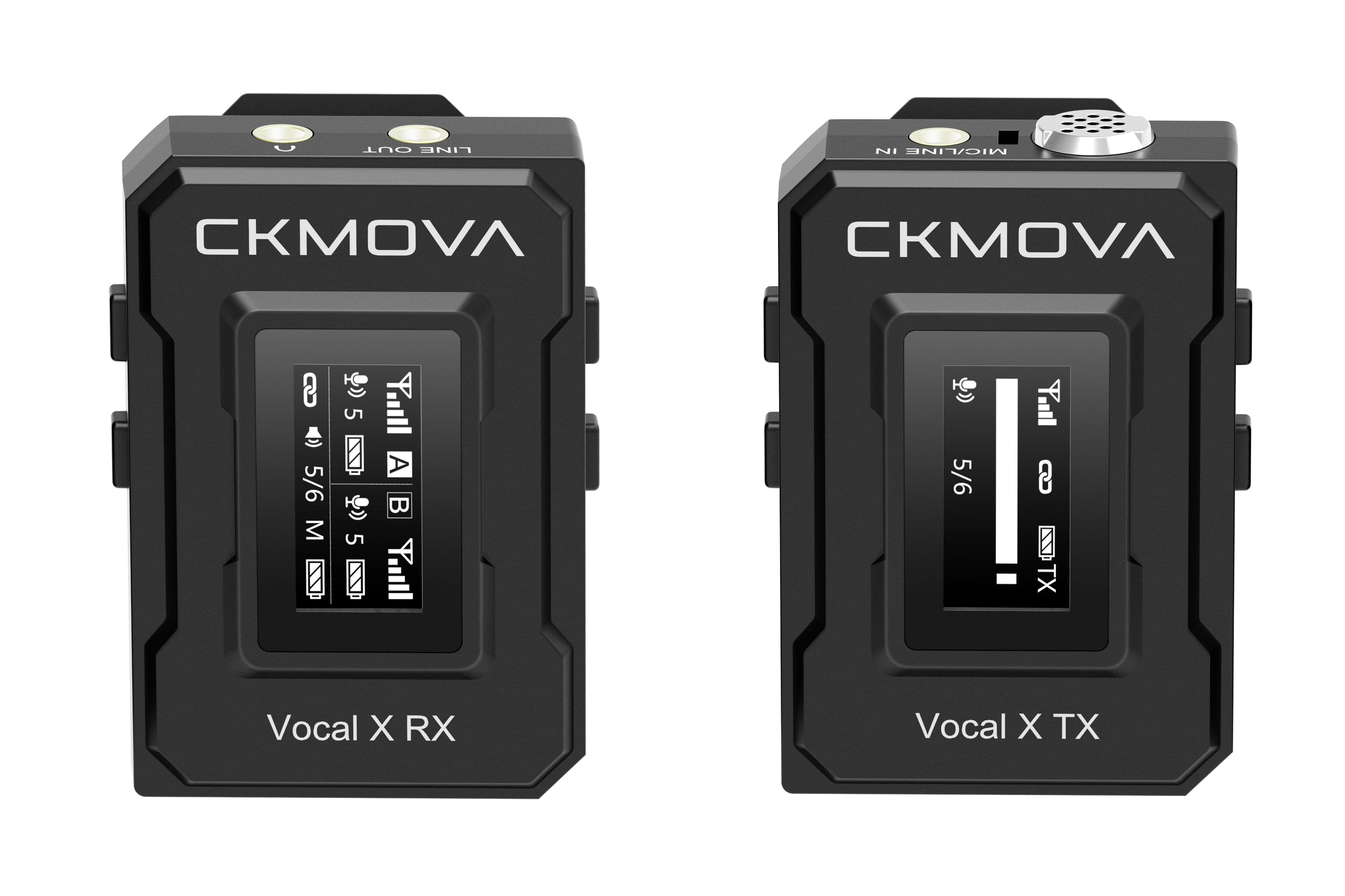 Maplin CKMOVA VOCAL X V1 Ultra Compact 2.4GHZ Dual Channel Wireless Microphone System with 1x Transmitter & 1x Receiver