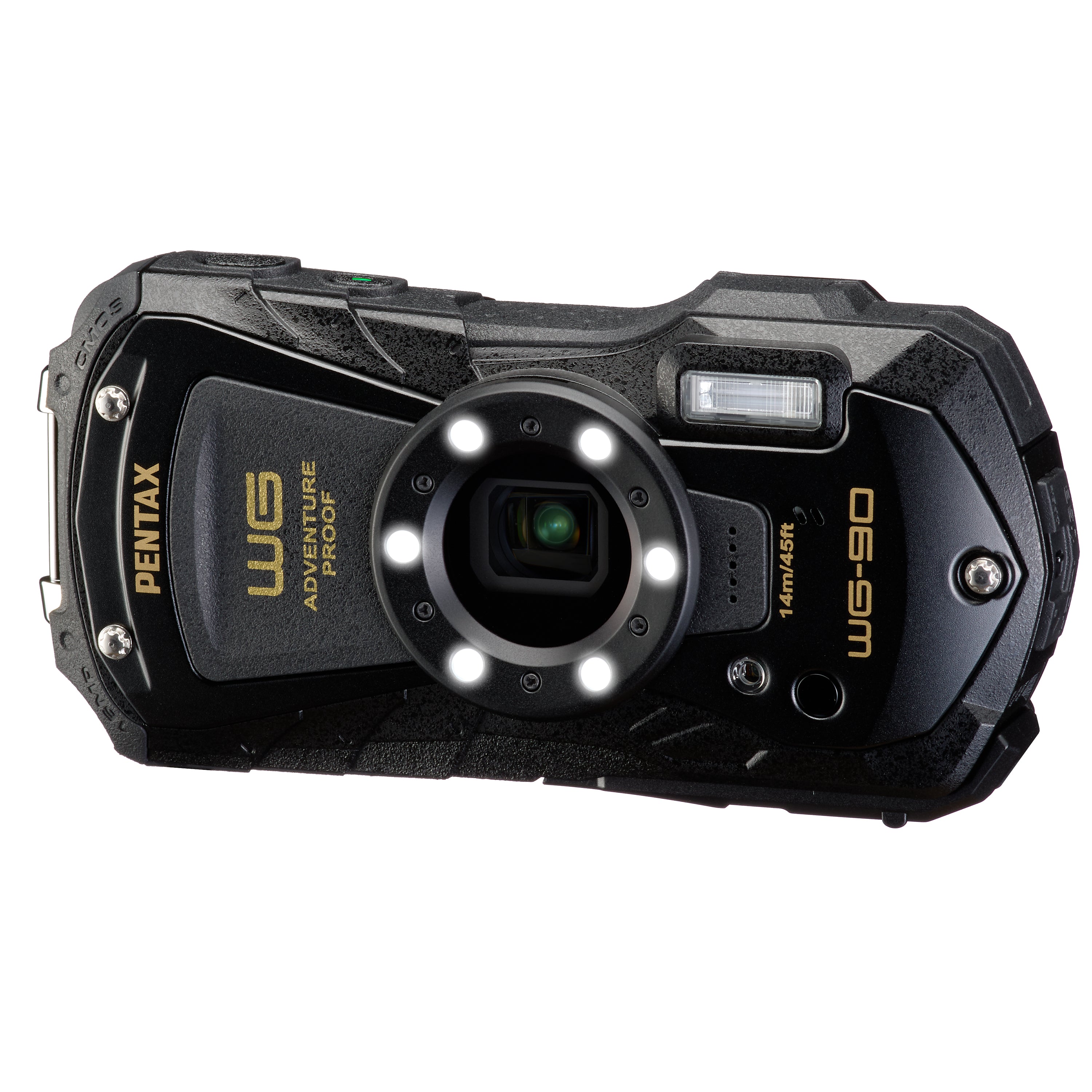 Ricoh WG-90 16MP 5x Zoom Tough Compact Camera (Black)