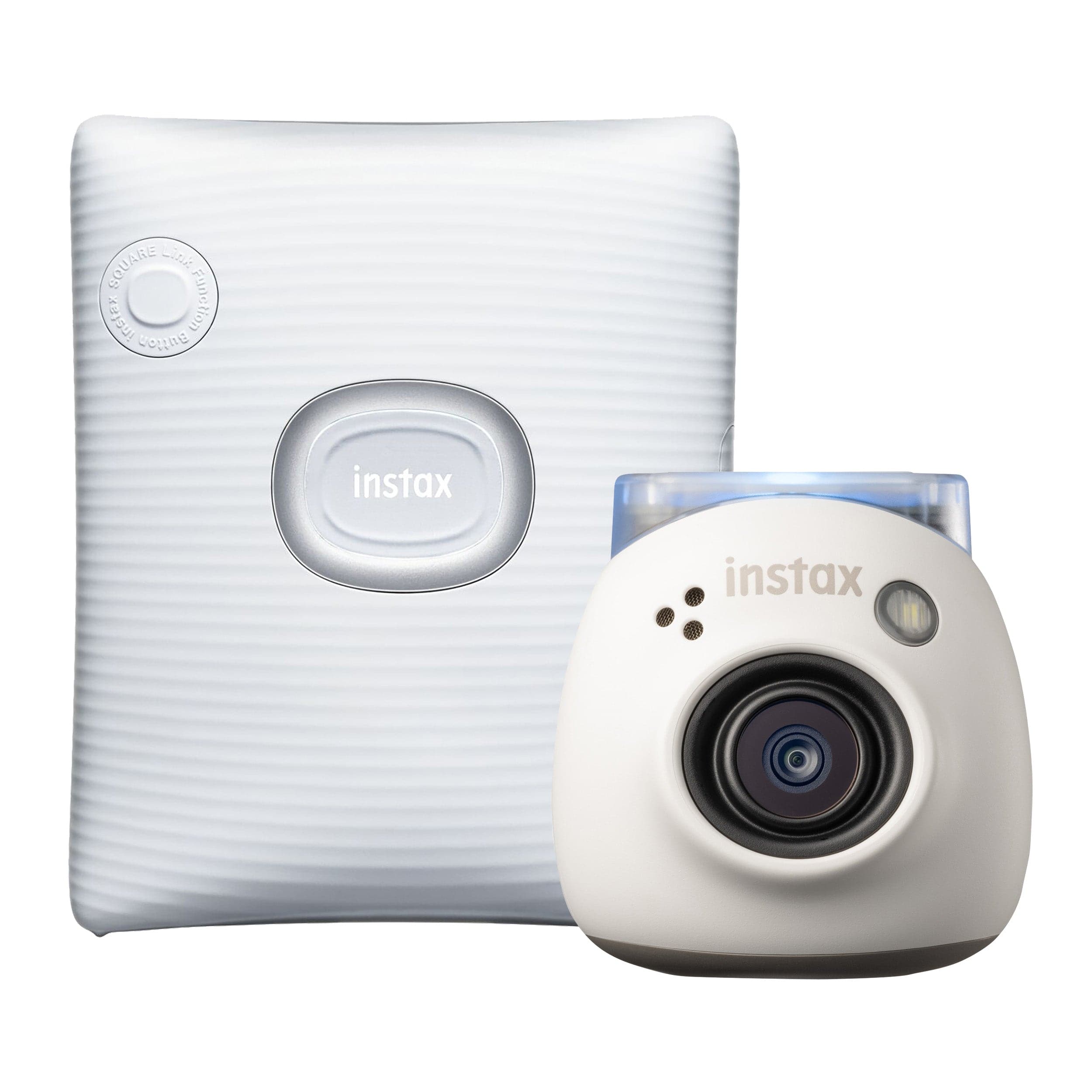 Fujifilm Instax PAL Digital Camera with Square Link Printer Bundle - White