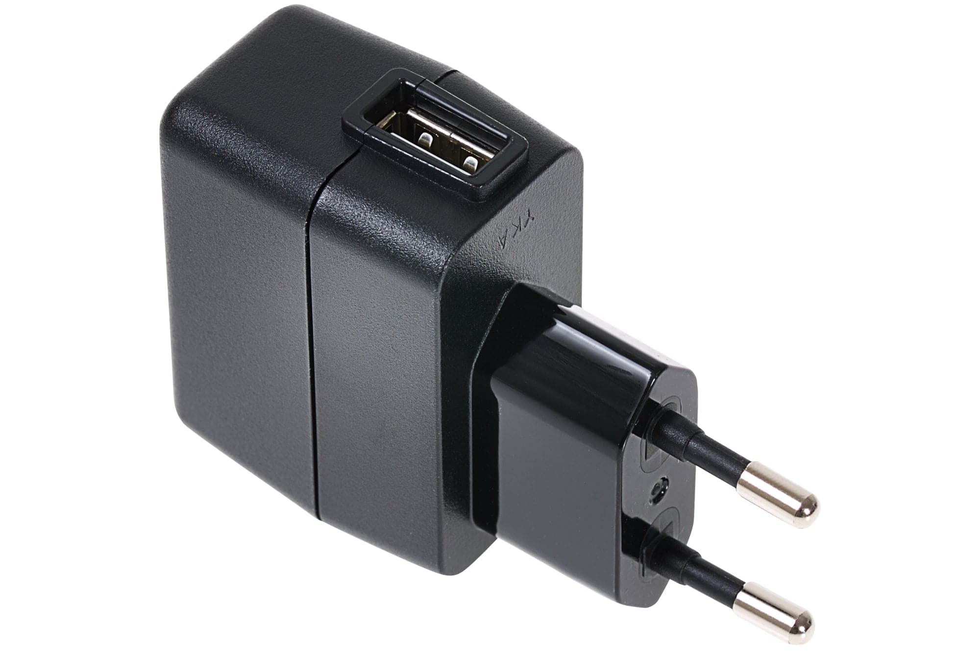 PRAKTICA 1-Port USB-A EU Wall Charger 5V 1  Amp 100-240V Wall Charger - Black
