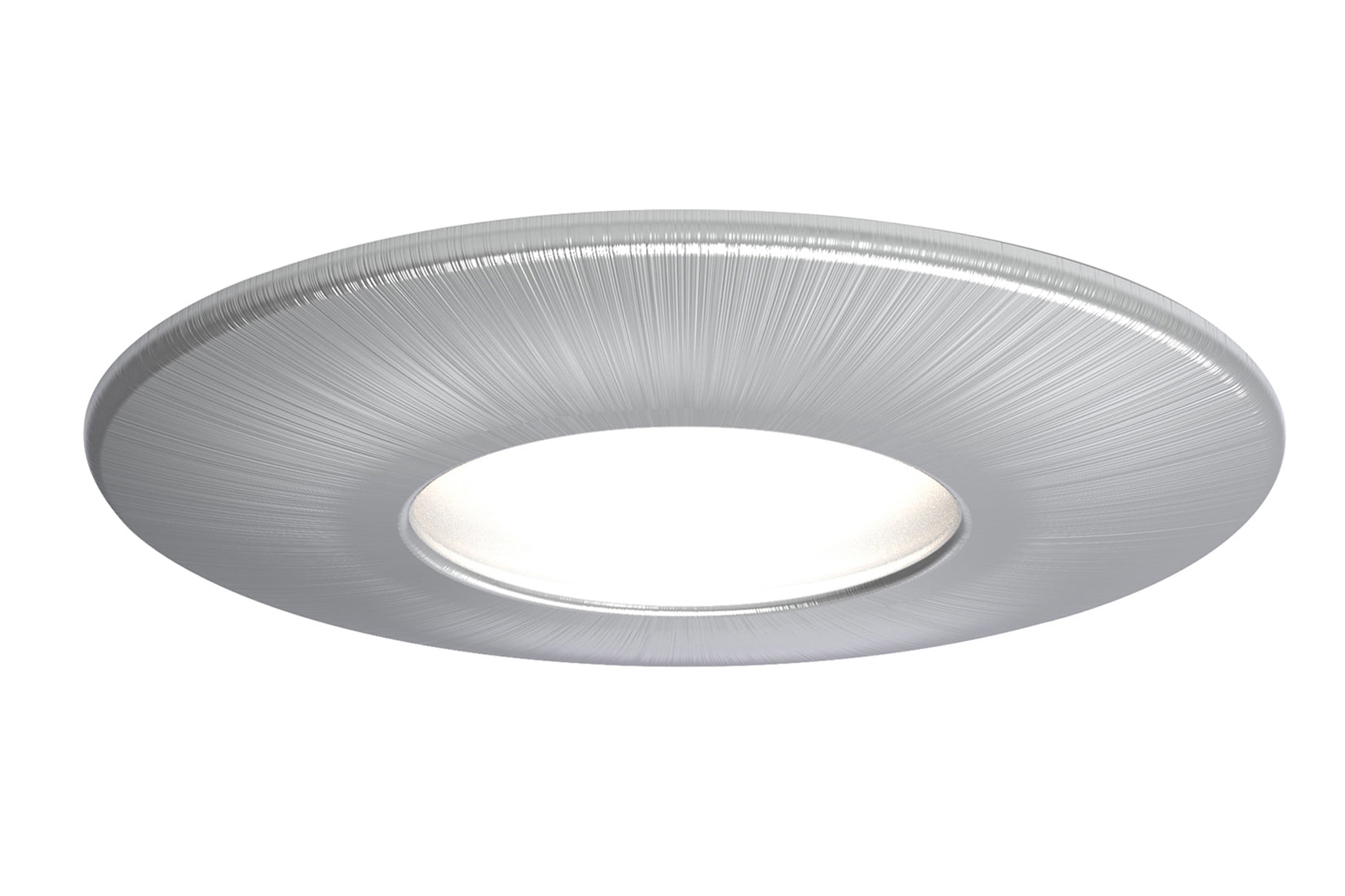 4lite WiZ Connected Fire-Rated IP20 GU10 Smart LED Downlight - Satin Chrome (Single)