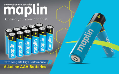 Maplin Extra Long Life High Performance Alkaline AA AAA Batteries