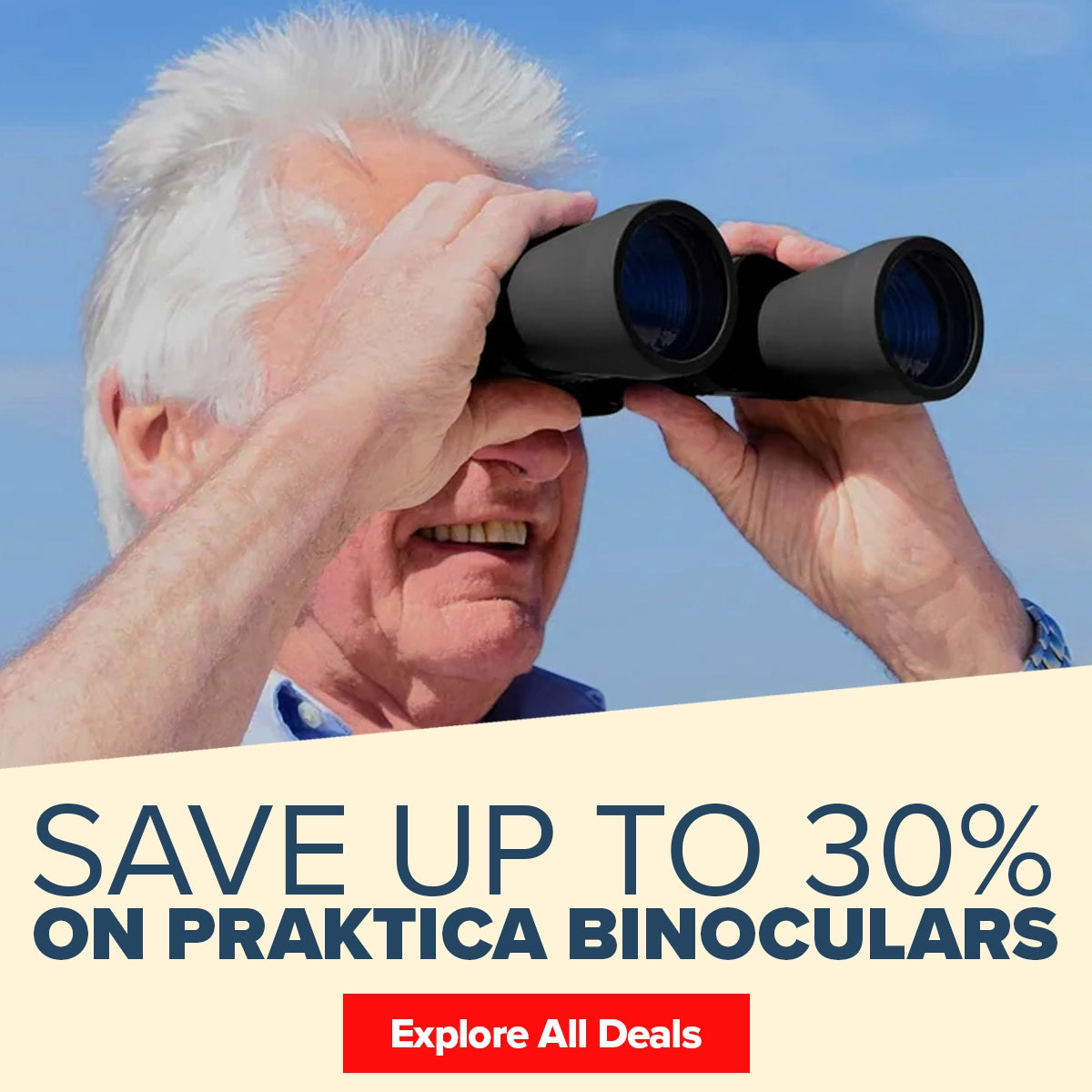 Save up to 30% off Praktica binoculars