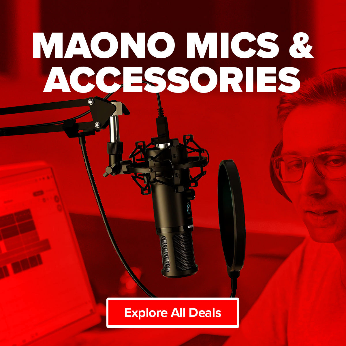 14% off Maono microphones & accessories in Maplin's Valentine's Day Sale!