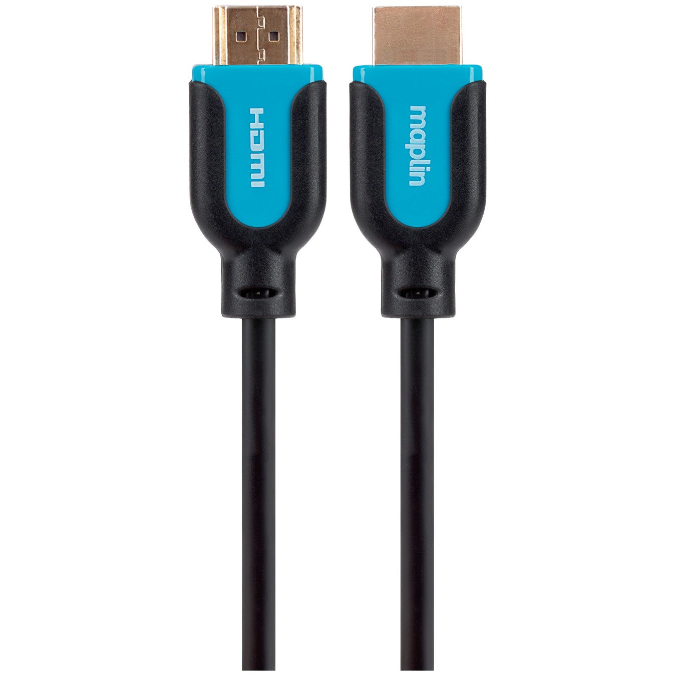 Maplin HDMI to HDMI 4K Ultra HD 30Hz Cable with Gold Connectors - Black