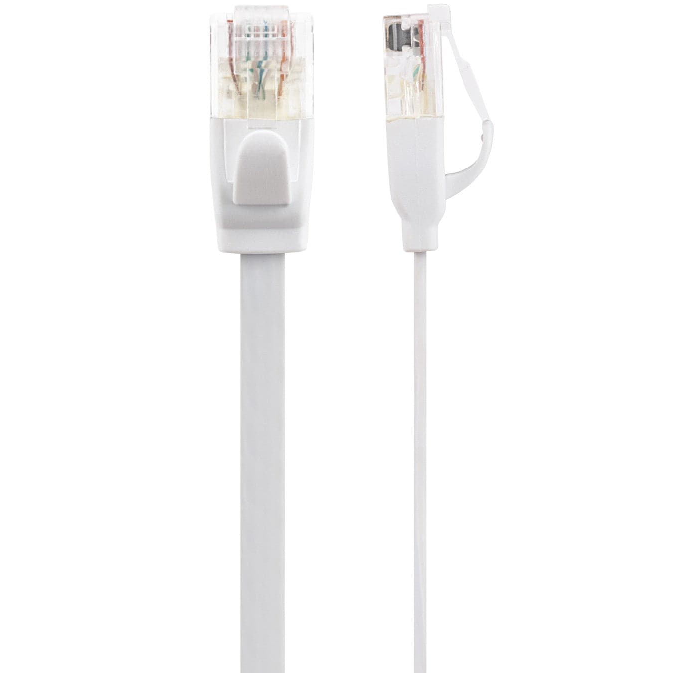 Maplin CAT6 RJ45 Plug Flat UTP Ethernet Network Cable - White