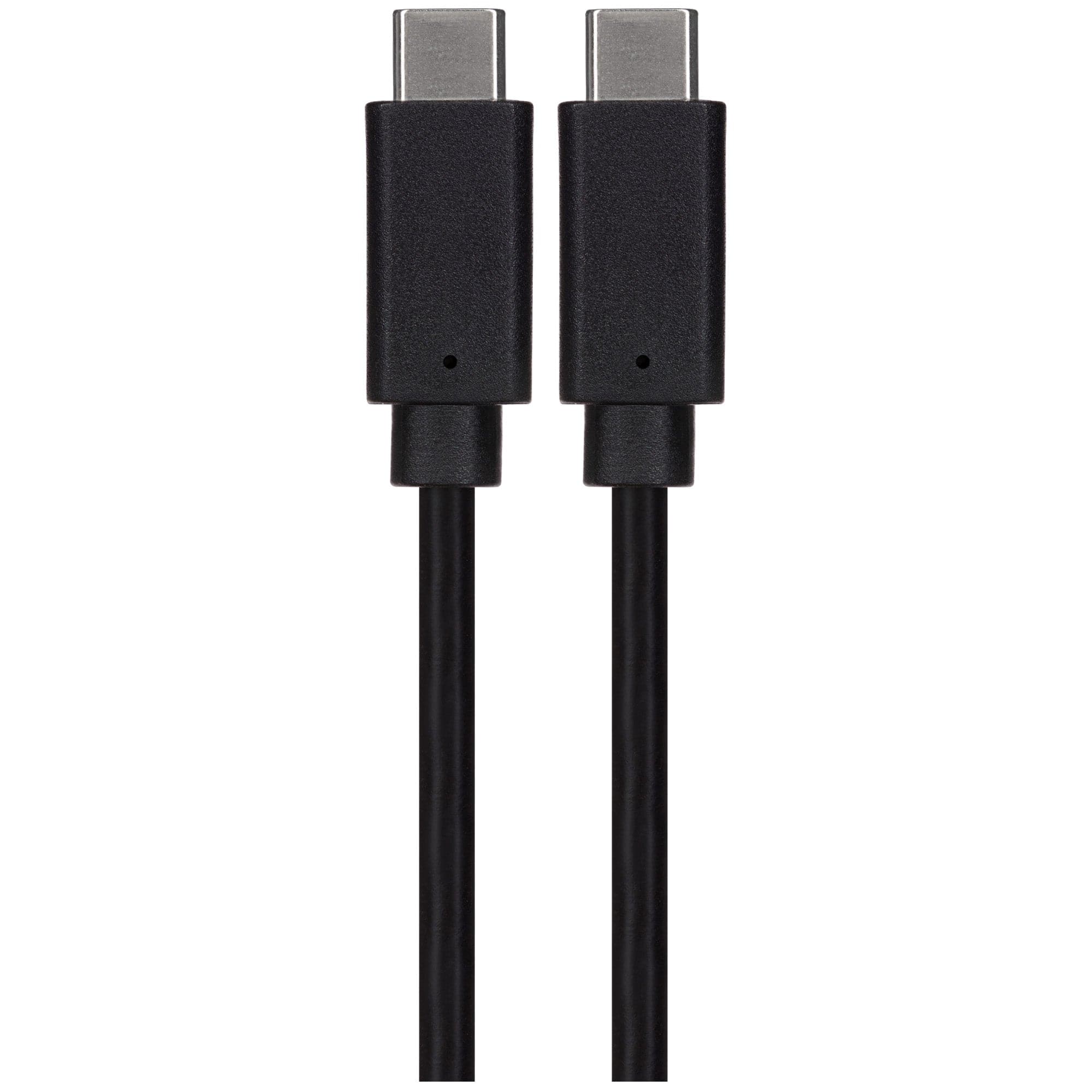 Maplin USB-C to USB-C Cable - Black, 2m