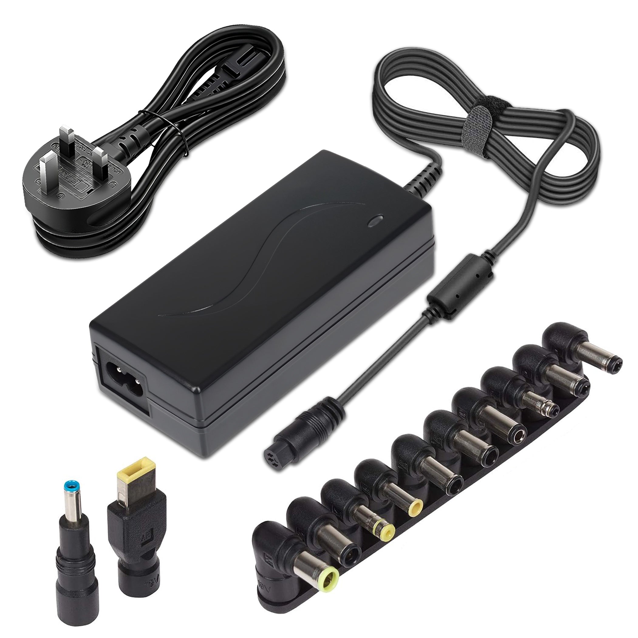 Maplin 90W Universal Laptop Charger Power Supply with 12 Interchangeable Tips