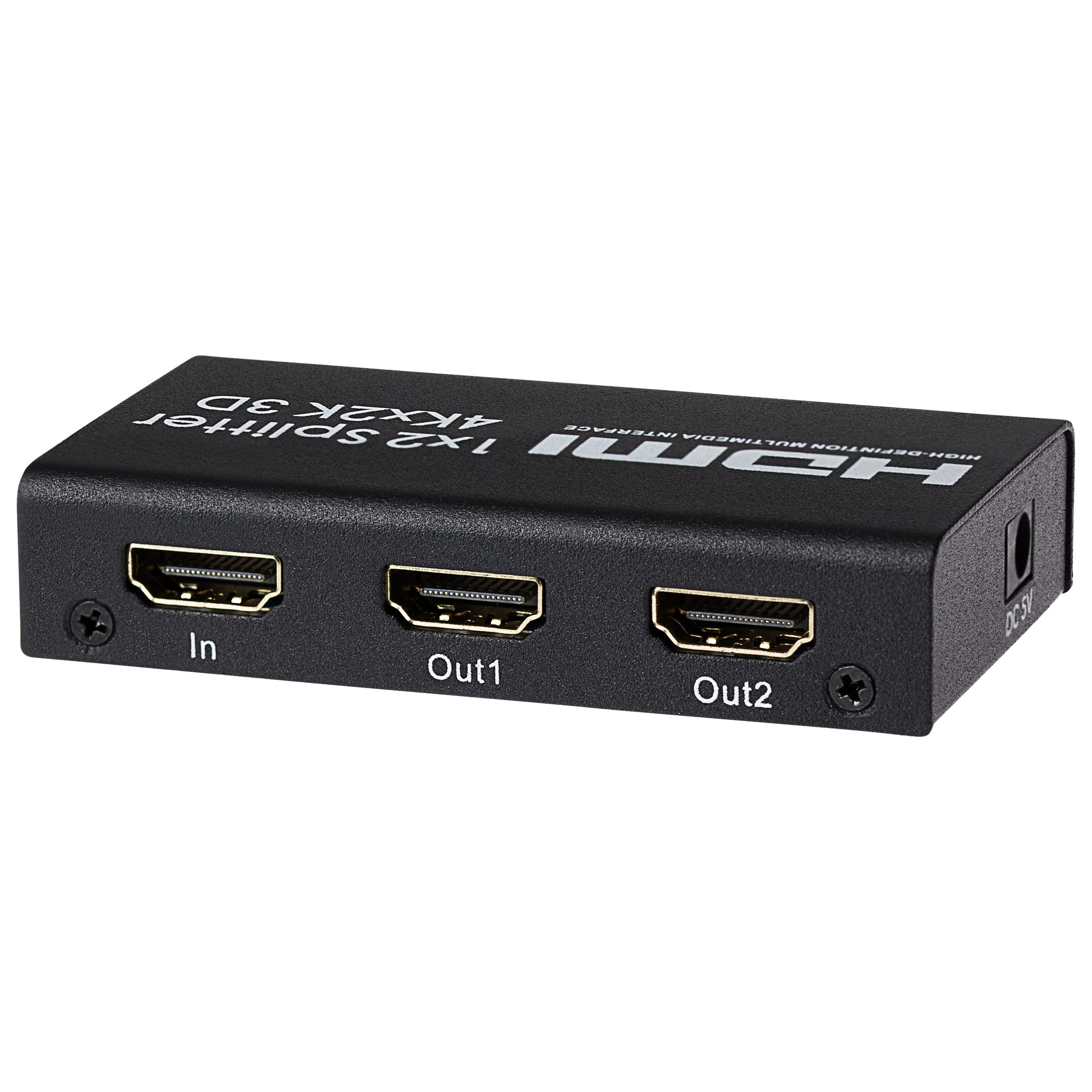 Maplin MPS HDMI Splitter 1 Port In 2 Ports Out 4K Ultra HD @30Hz 10.2Gbps