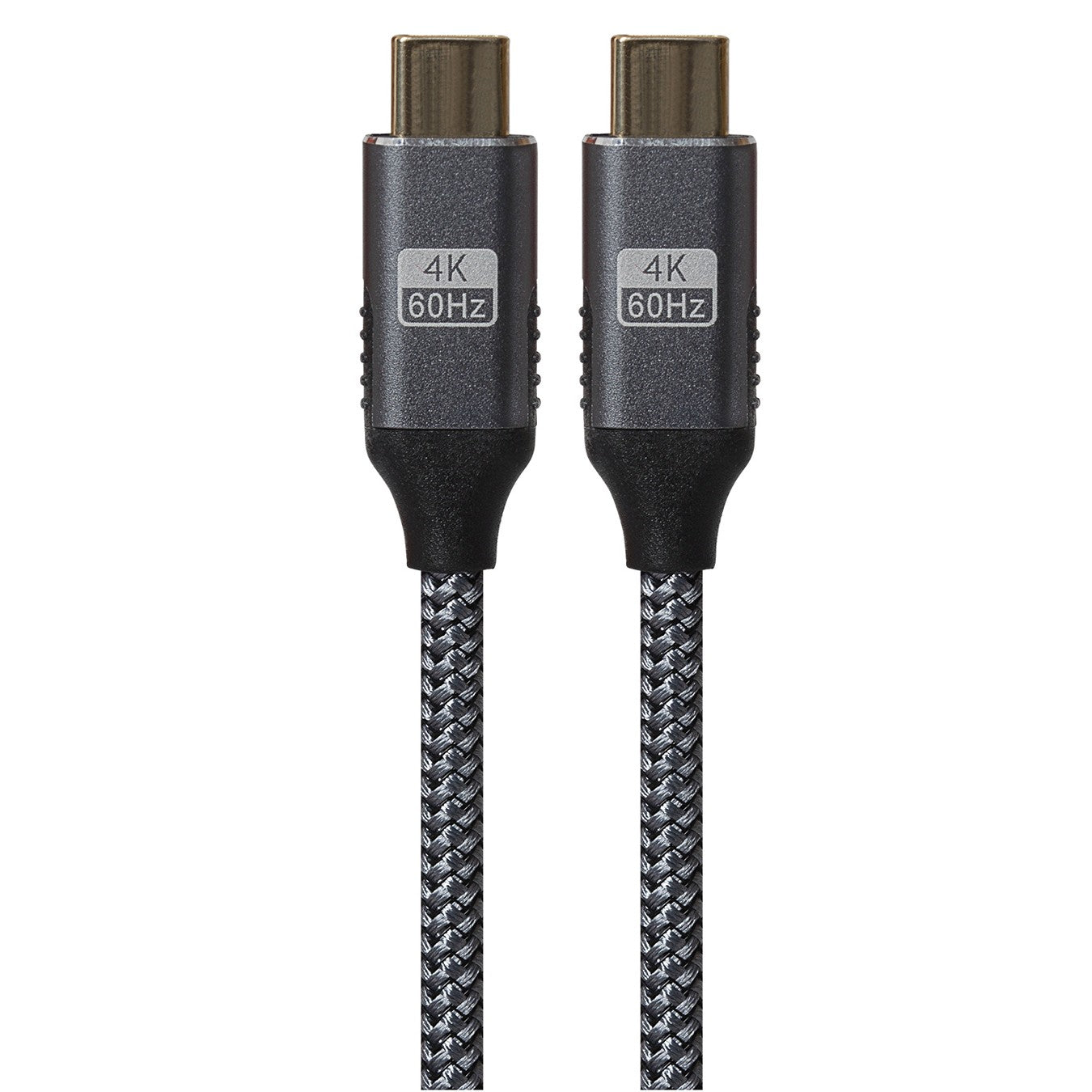 Maplin PRO USB-C to USB-C 20Gbps Super Speed Data Transfer & Charging Braided Cable - Black, 3m