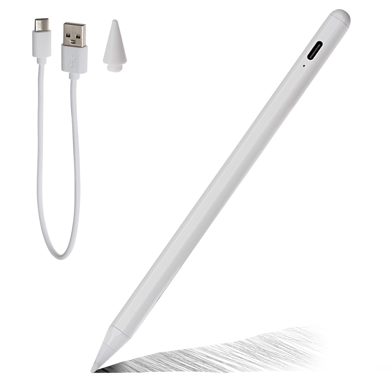 Maplin Stylus Pen for Post-2018 Apple iPad Models with Magnetic Casing & Super Fine Nib