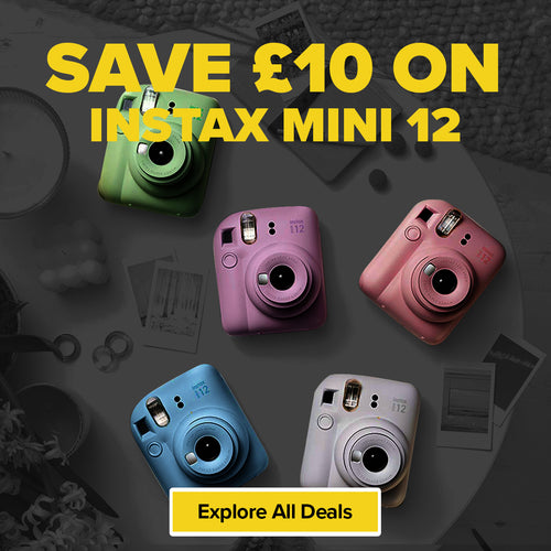 Save £10 on Fujifilm Instax Mini 12 Instant Cameras with Black Friday offers from Maplin!