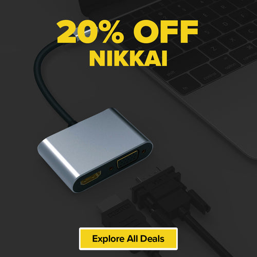 20% off Nikkai - Save on multiport adapters for USB, HDMI, Ethernet connections and more with our Black Friday offers!