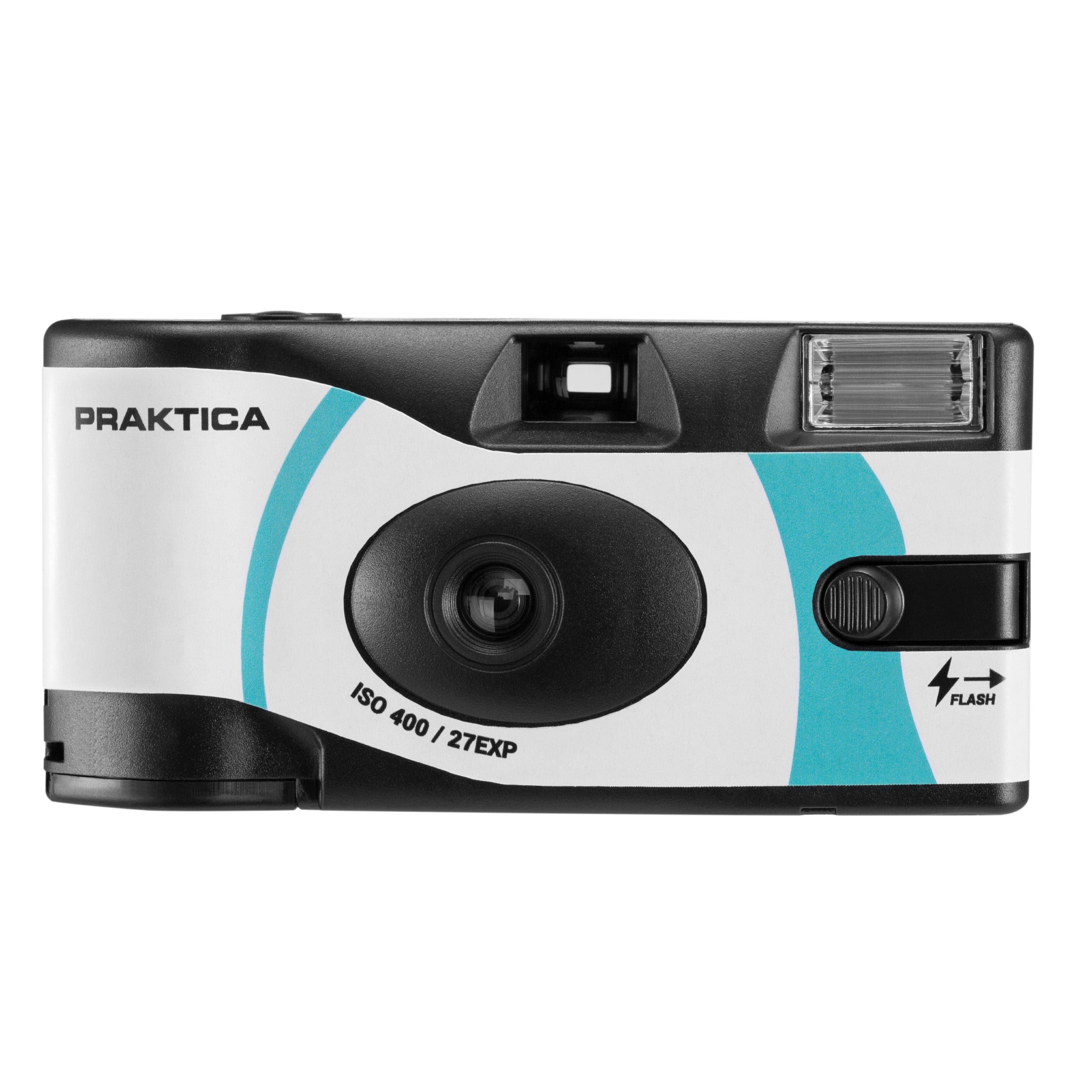 PRAKTICA Luxmedia 35mm Disposable Film Camera with Flash & 27 Exposure ISO400 Film (Single)