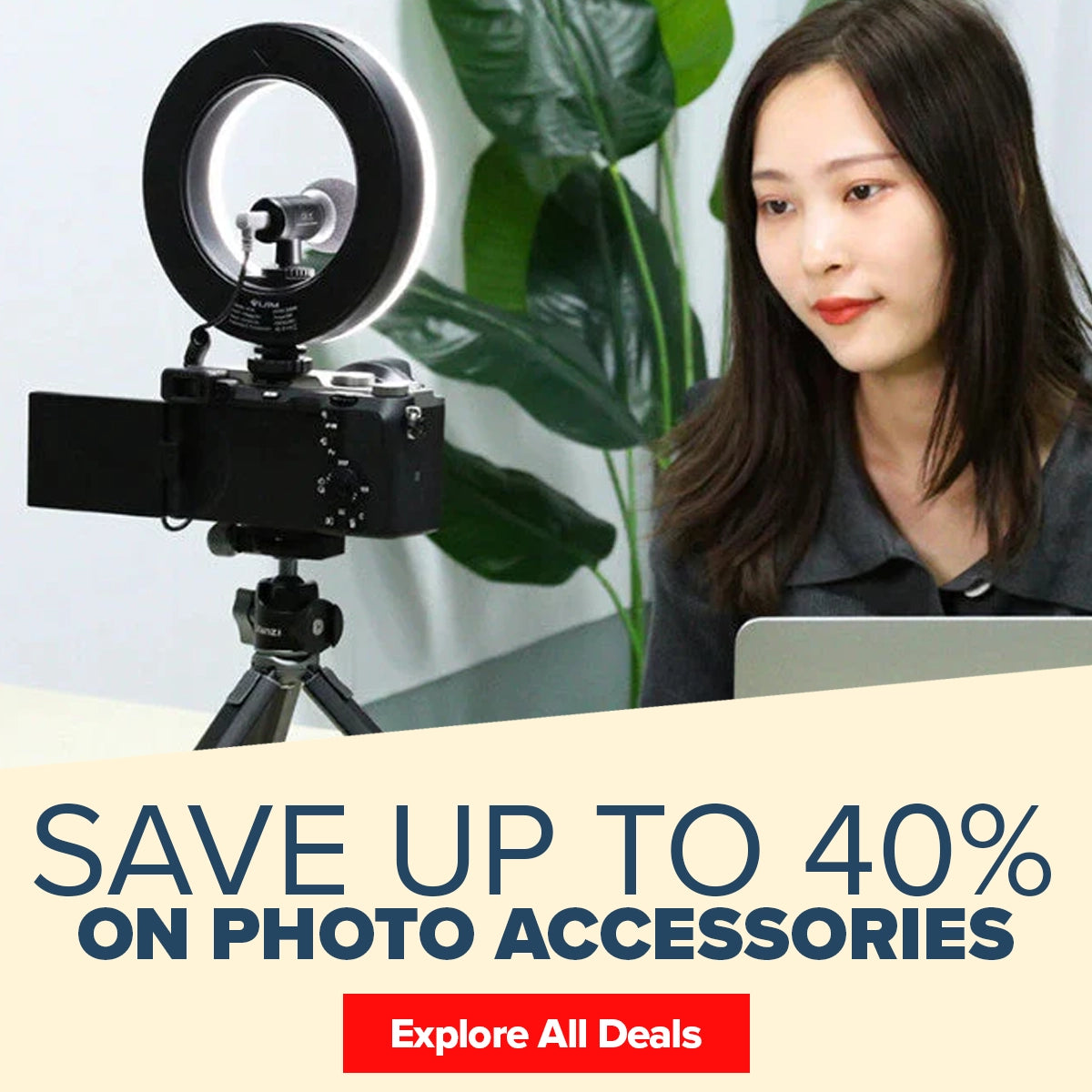 Save up to 40% on photography accessories