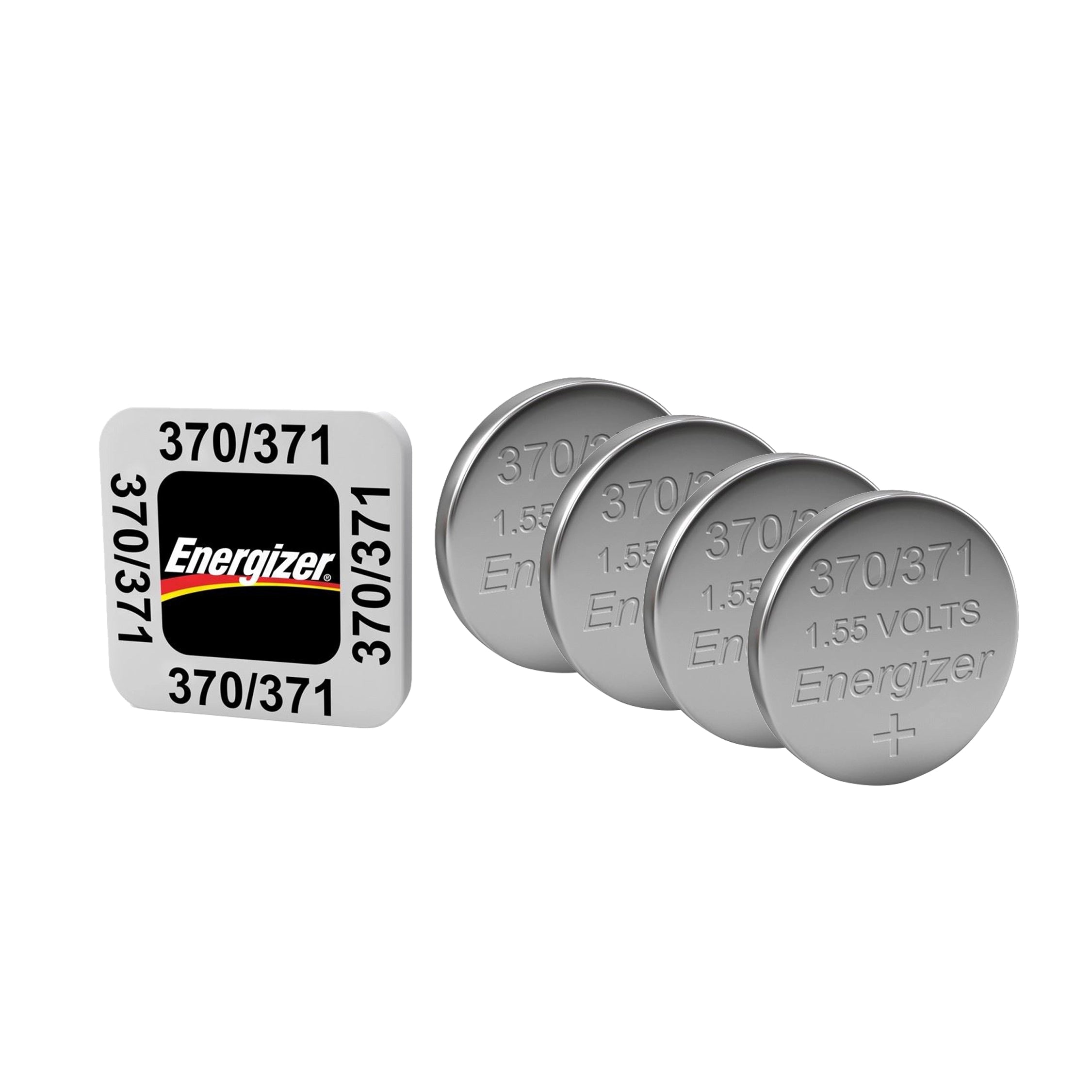 Energizer SR69 S47 371 1.55V Silver Oxide Coin Cell Battery - Pack of 4