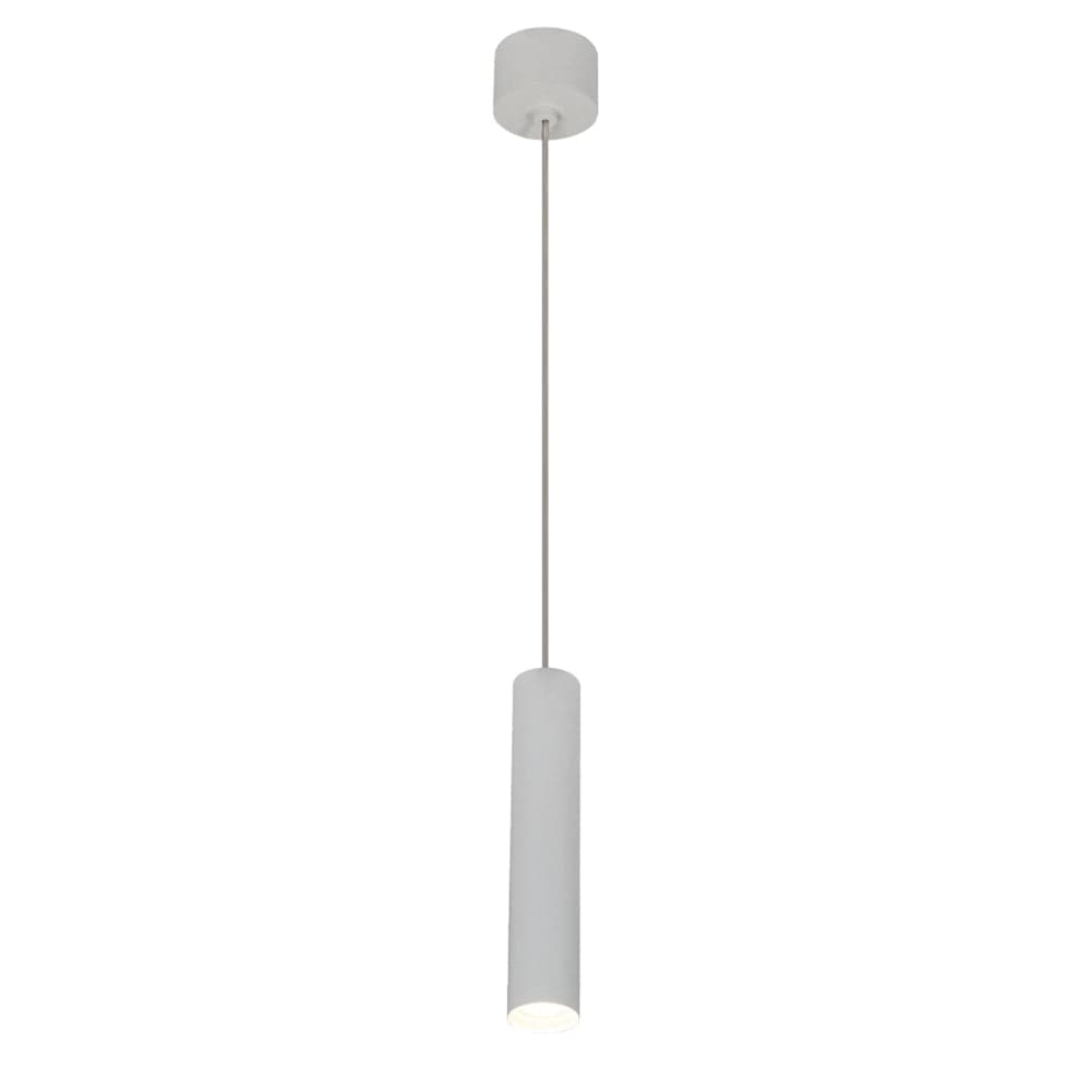 4lite Die-Cast Aluminium 3K Modern Slim 7W LED Pendant Light - White (Single)