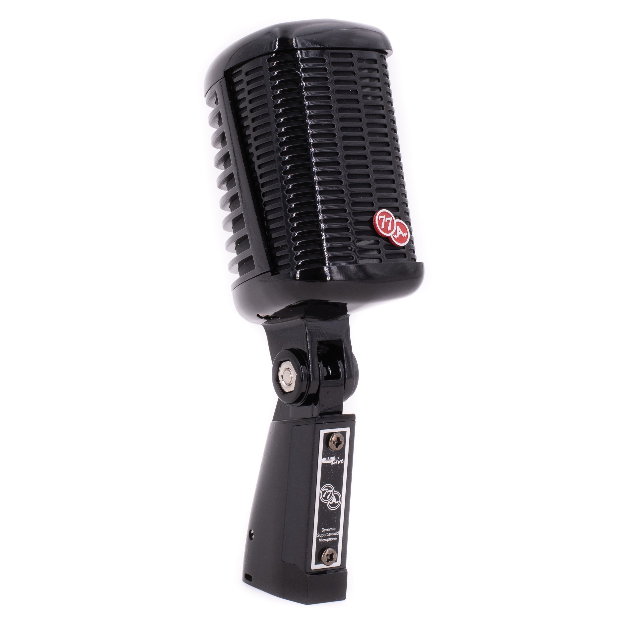 CAD Live A77 Supercardioid Large Diaphragm Dynamic Side Address Microphone - Gloss Black