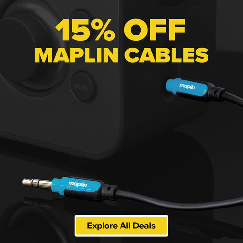 15% off Maplin cables - Save 15% on HDMI, USB, Ethernet and Lightning cables with our Black Friday offers!