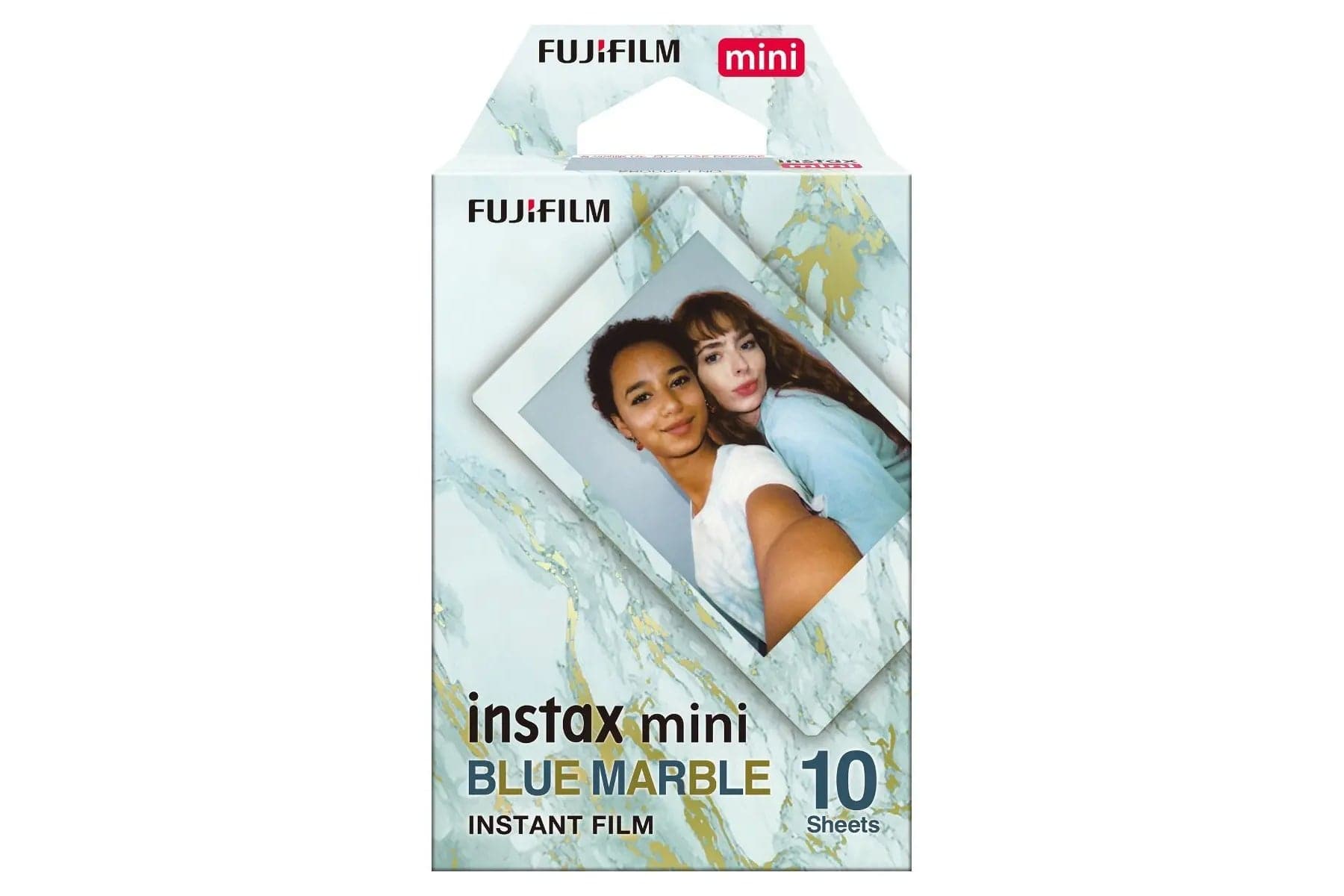 Fujifilm Instax Mini Instant Photo Film - Blue Marble (Pack of 10)