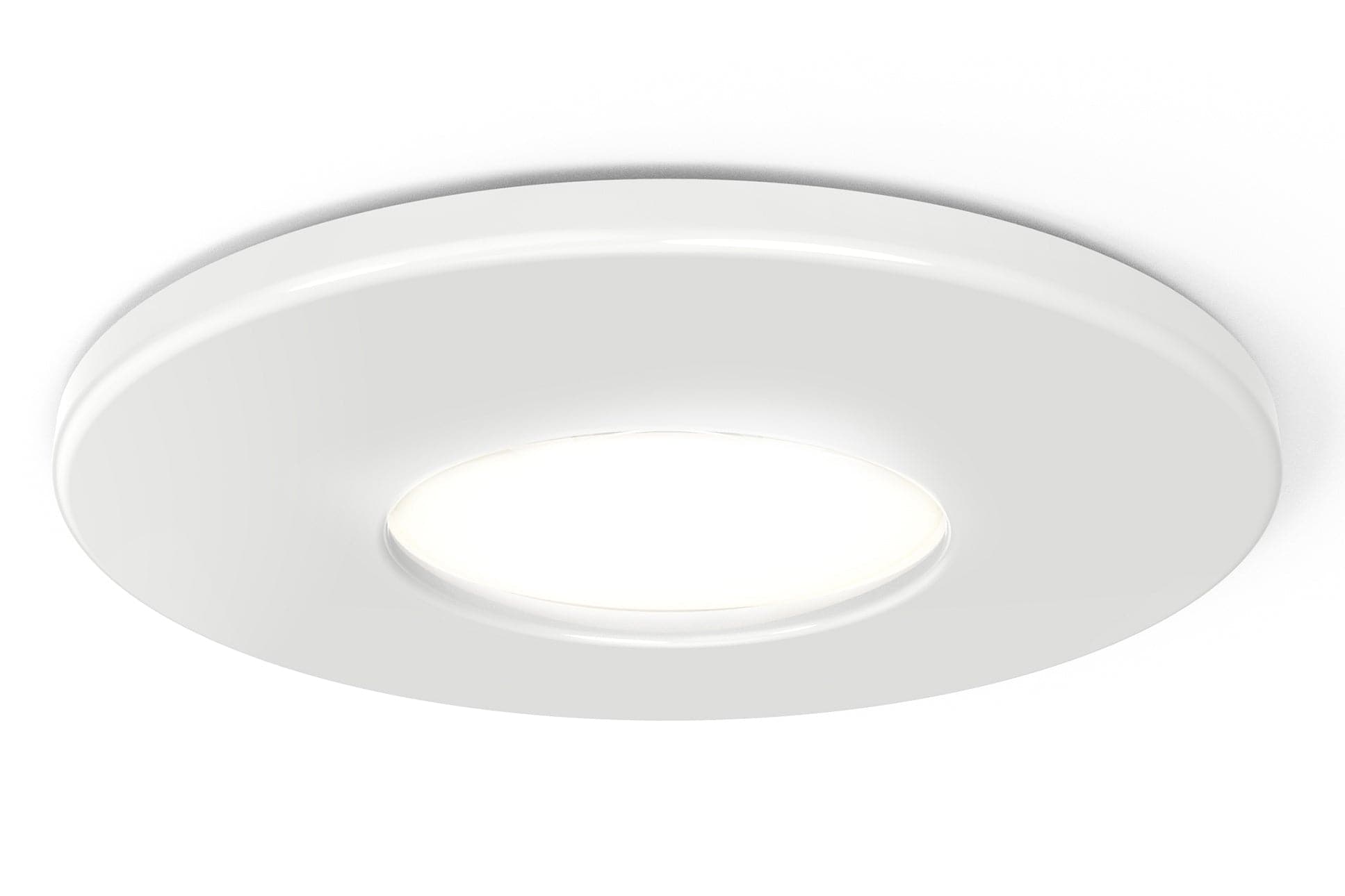 4lite IP65 3000K LED Downlight - White (Single)