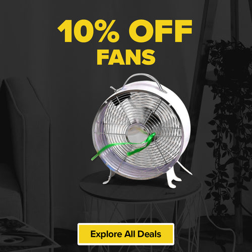 10% off fans - stay cool during the warmer months with Black Friday offers from Maplin!