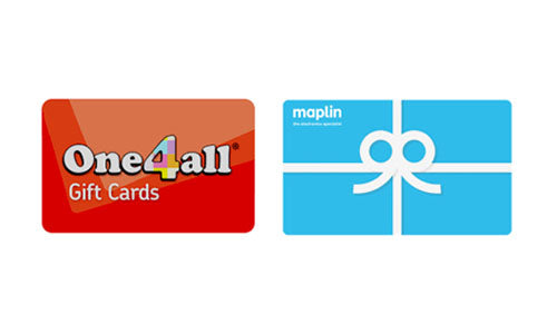 One4All and Maplin Gift Cards