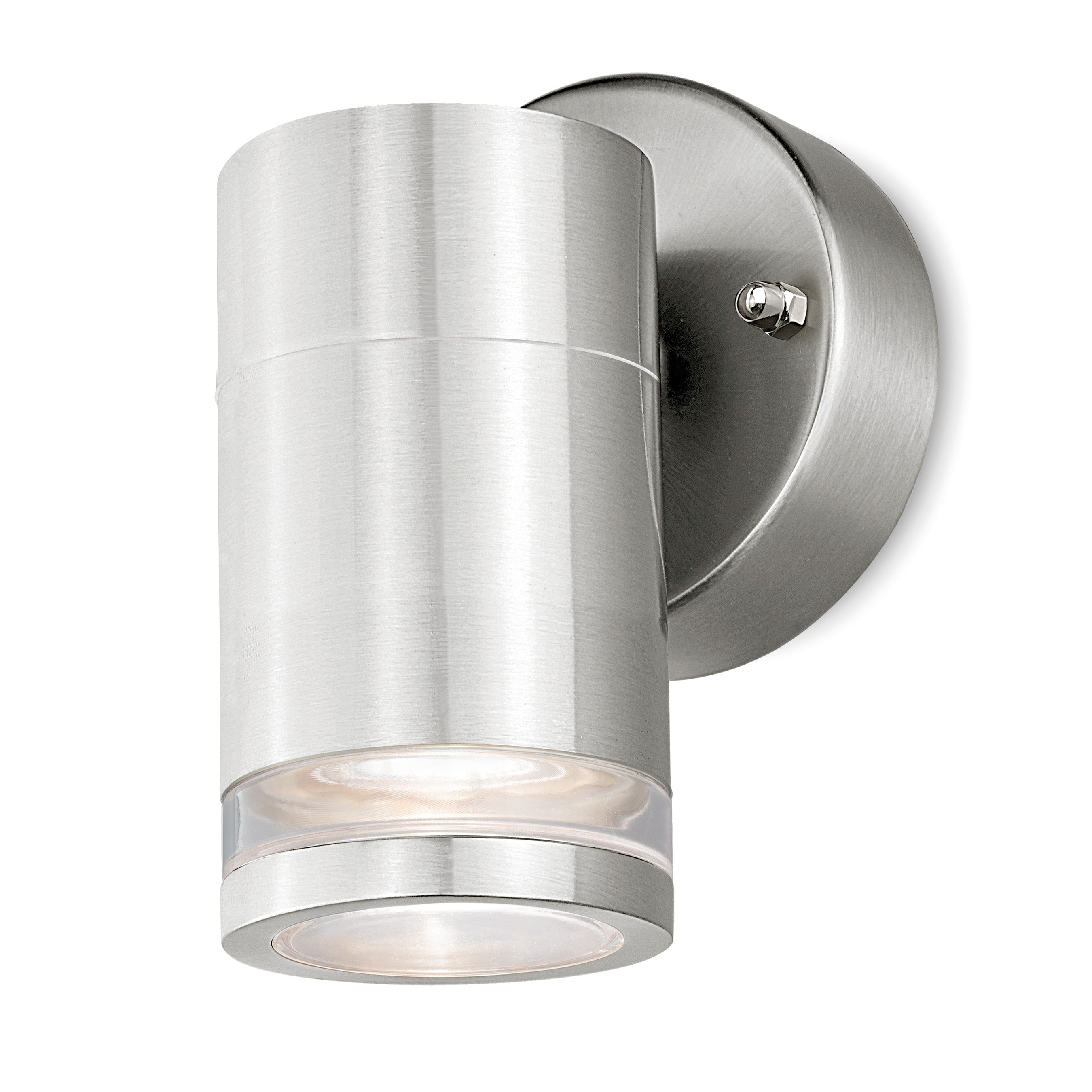 4lite Marinus GU10 Single Direction Outdoor Wall Light without PIR - Stainless Steel (Single)