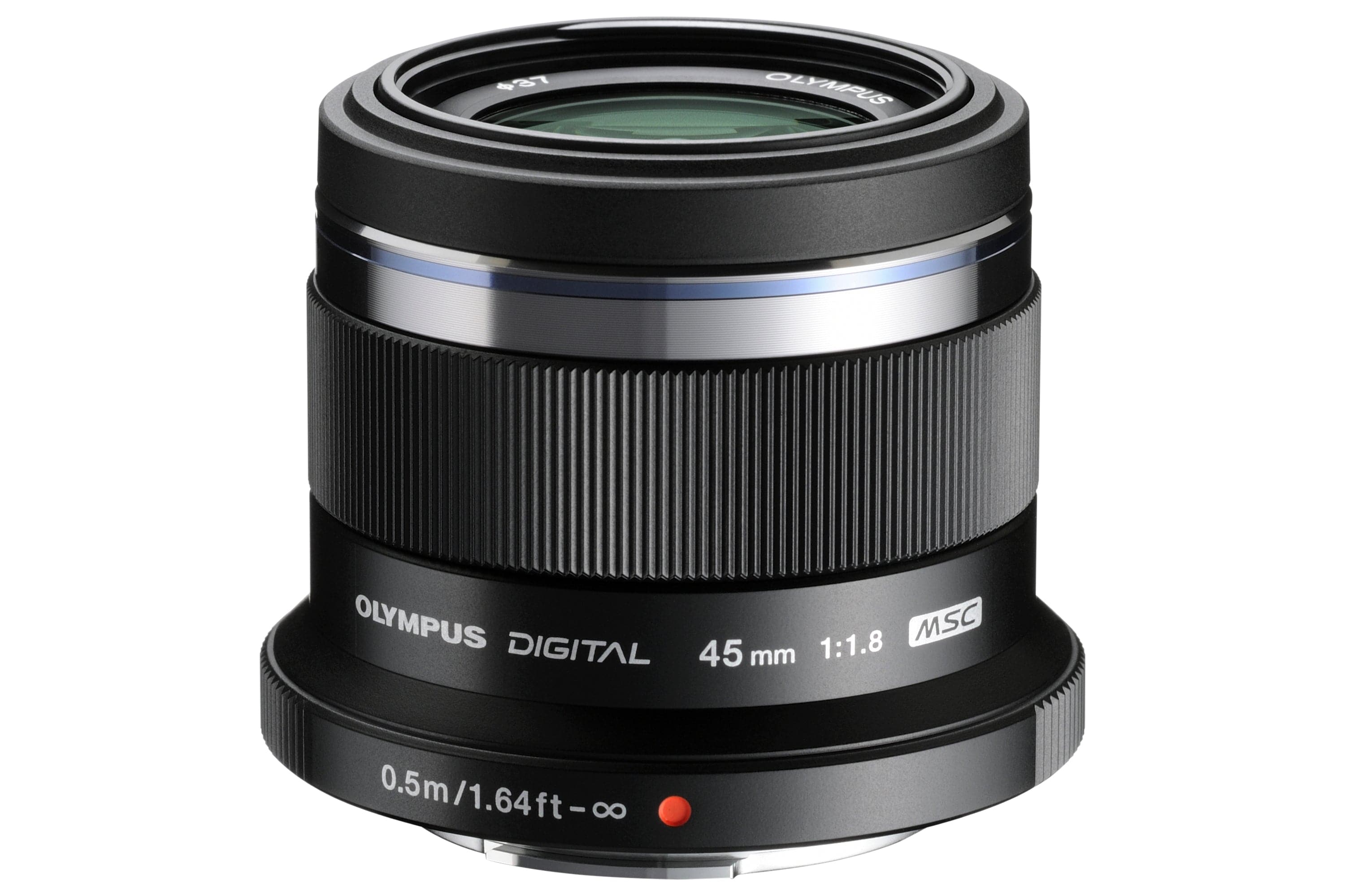 Olympus M.Zuiko Digital 45mm f/1.8 Standard Prime Lens - Black