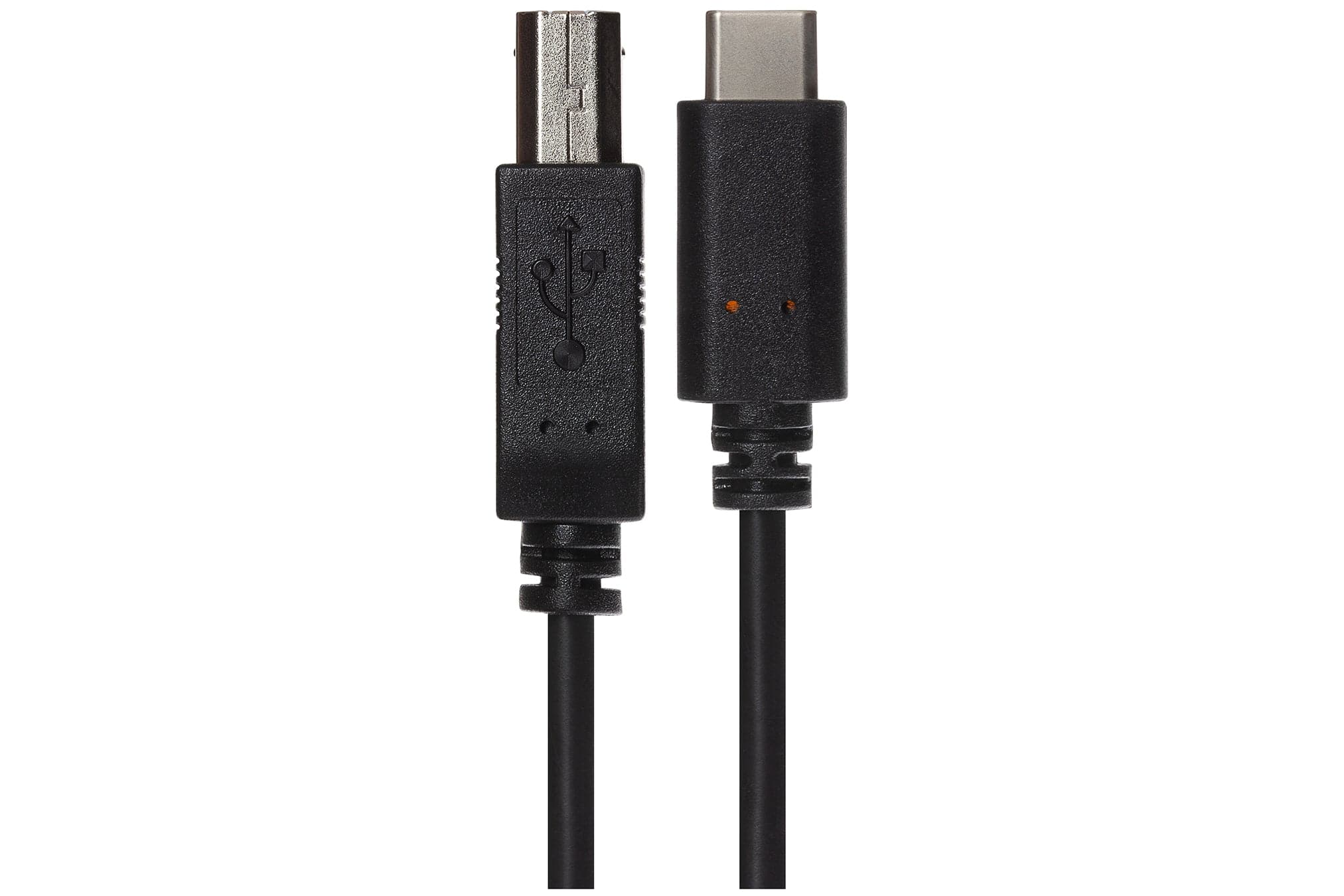 Maplin USB-C to USB-B Cable - Black, 2m