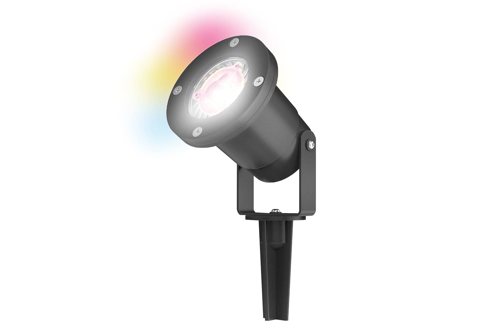 4lite WiZ Connected Outdoor IP65 Multicolour GU10 Smart LED Spike Light (Single)