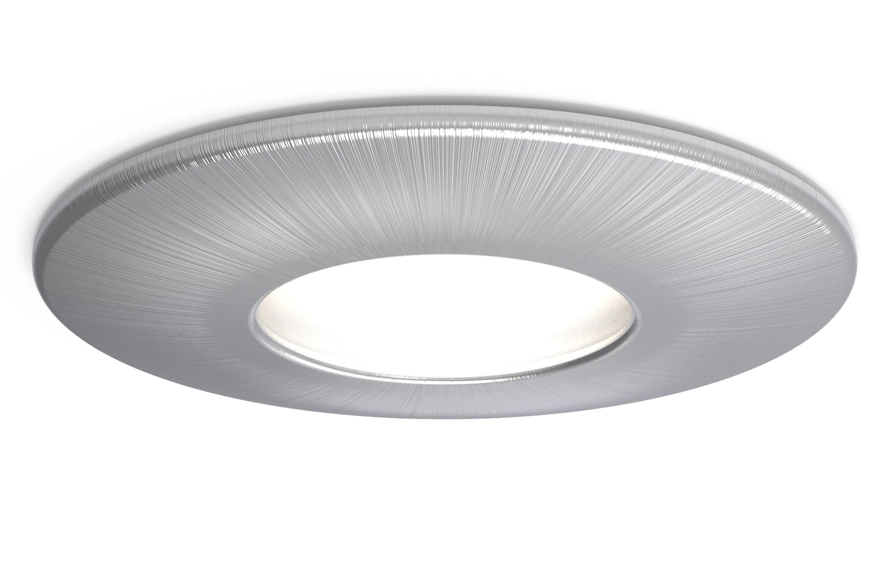 4lite IP65 GU10 Fire-Rated Downlight - Satin Chrome (Single)