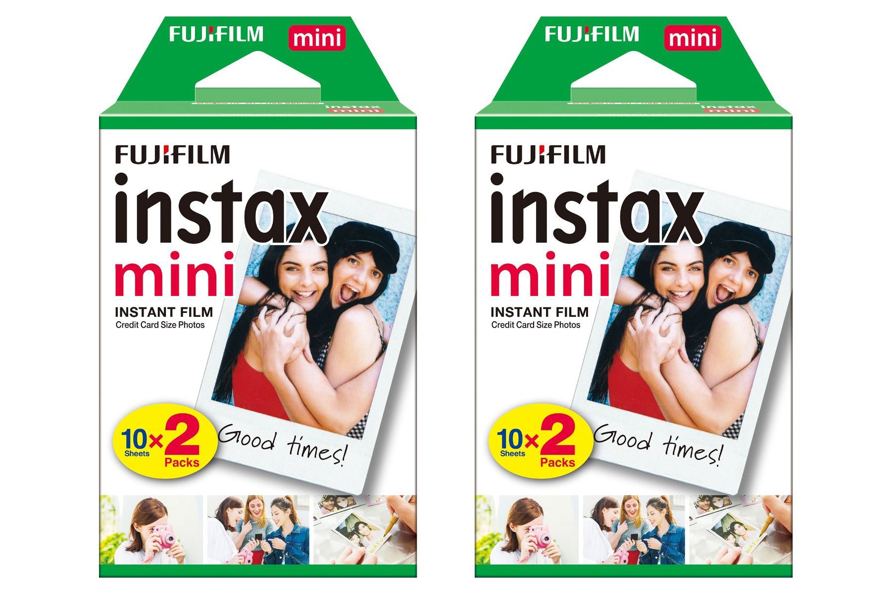 Fujifilm Instax Mini Instant Photo Film - White (Pack of 40)