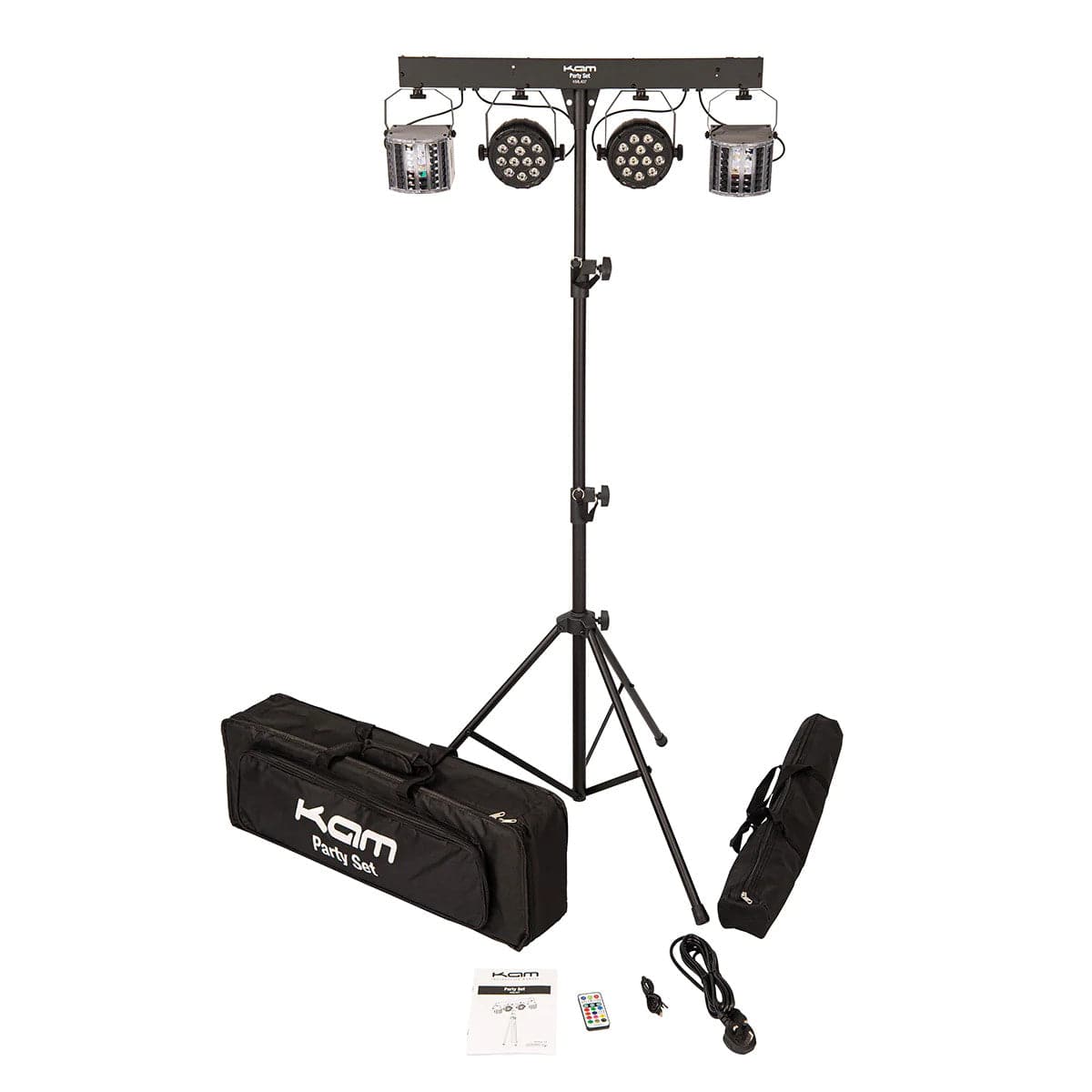 Kam Party Set with Lights, Stand & Carry Bag