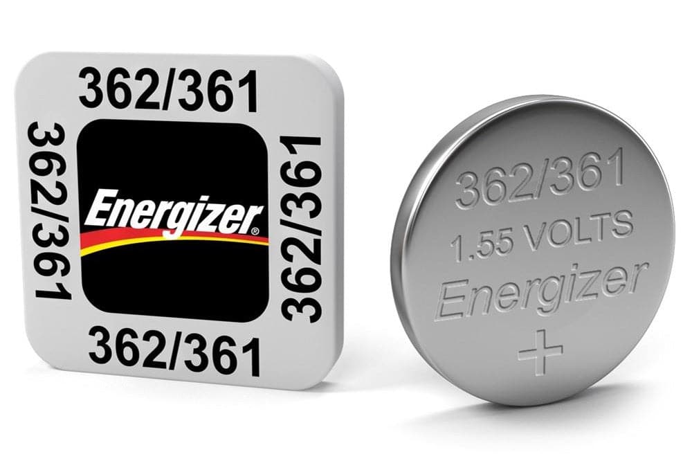 Energizer SR58/S40 362/361 Silver Oxide Coin Cell Battery (Pack of 10)