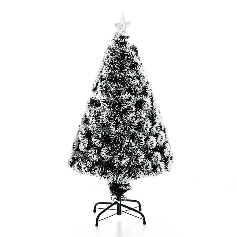 HOMCOM 4ft 120cm Pre-Lit Multicolour LED Artificial Christmas Tree