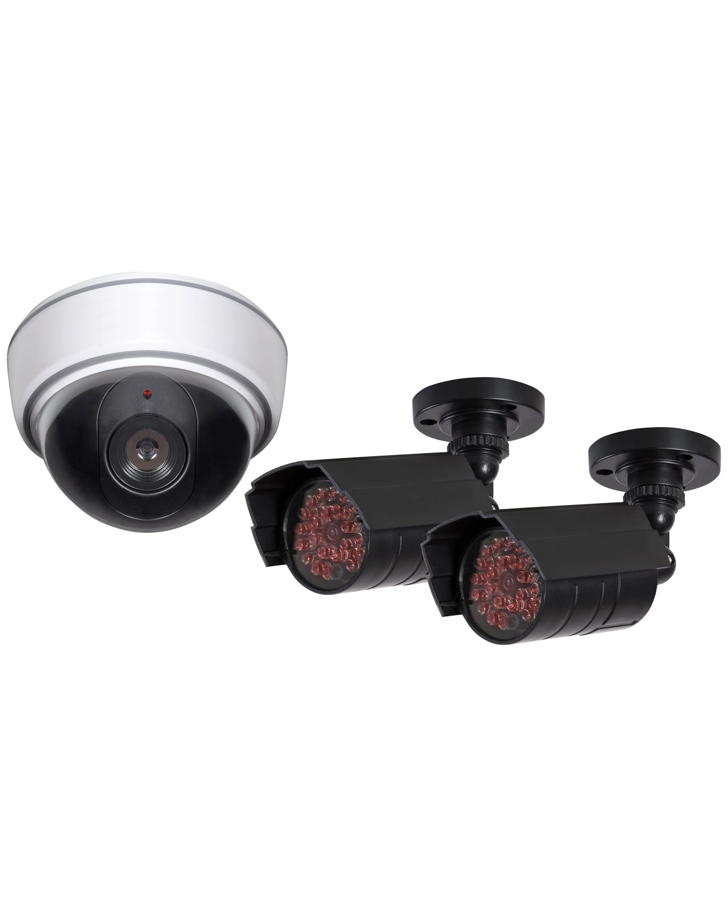 ProperAV Imitation Dummy Security Camera Kit including 1 x Dome and 2 x Camera’s