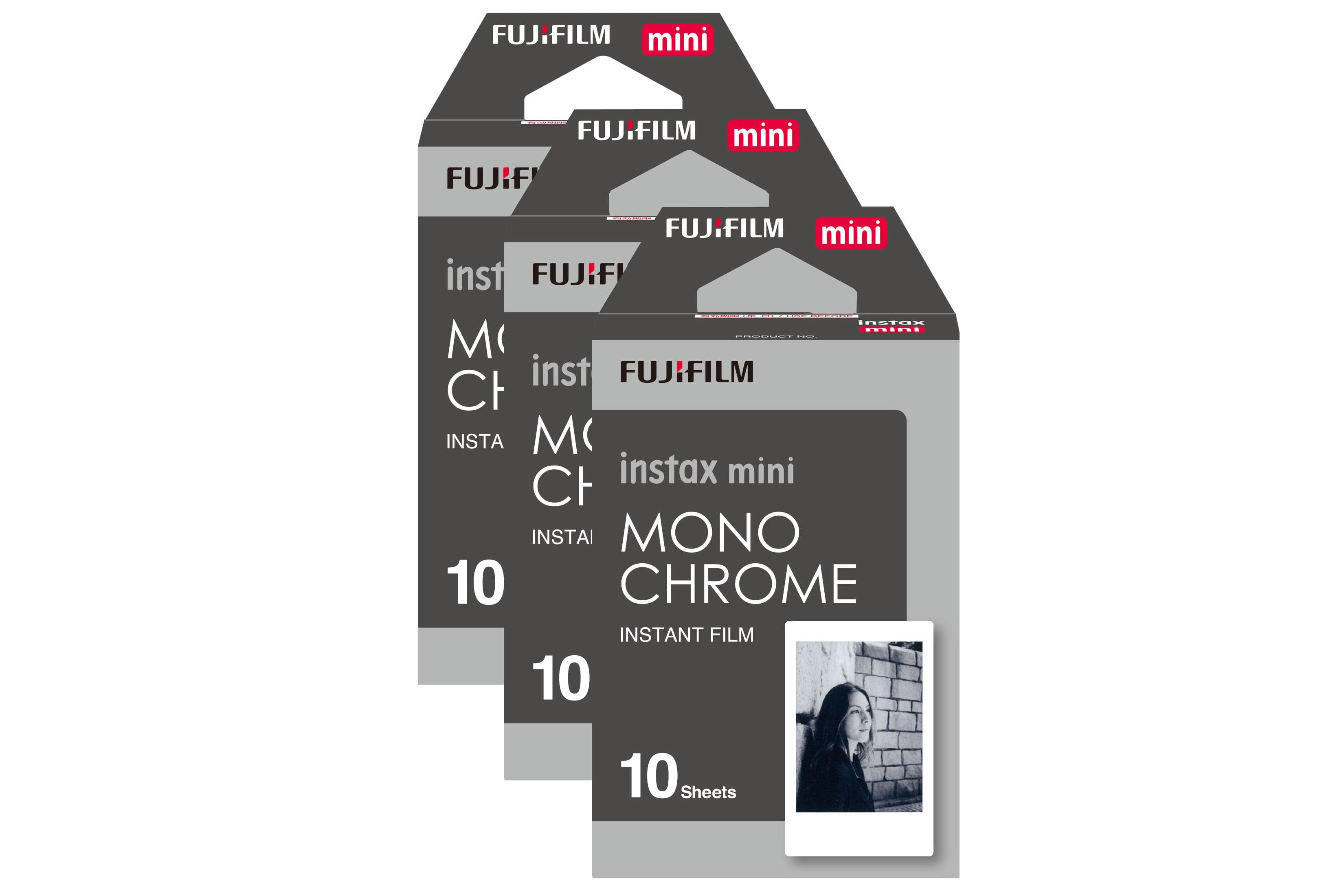 Fujifilm Instax Mini Instant Photo Film - Monochrome (Pack of 30)