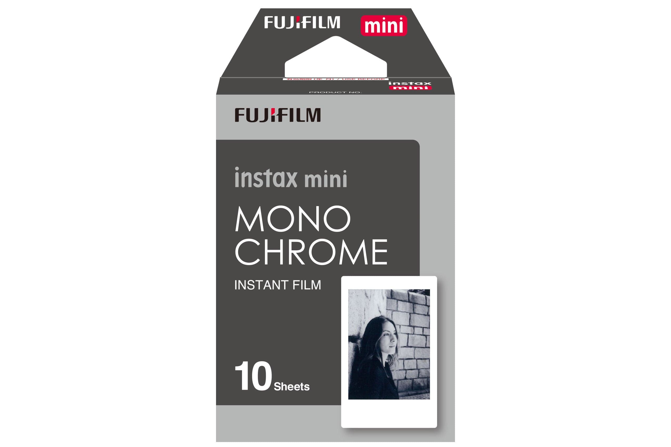 Fujifilm Instax Mini Instant Photo Film - Monochrome (Pack of 10)