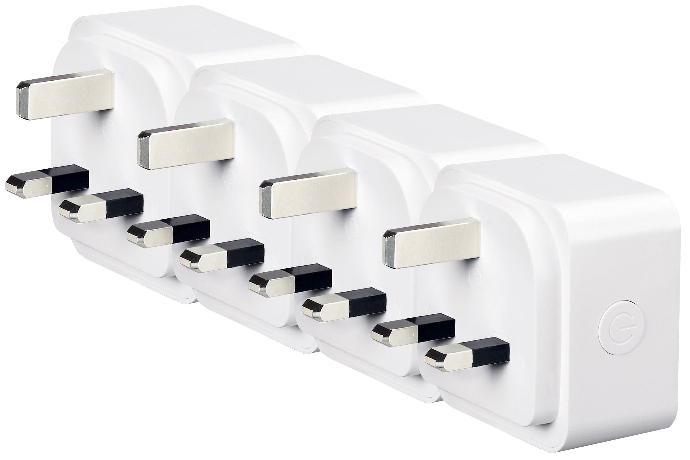 4lite WiZ Connected 3-Pin UK Smart Plug (Pack of 4)